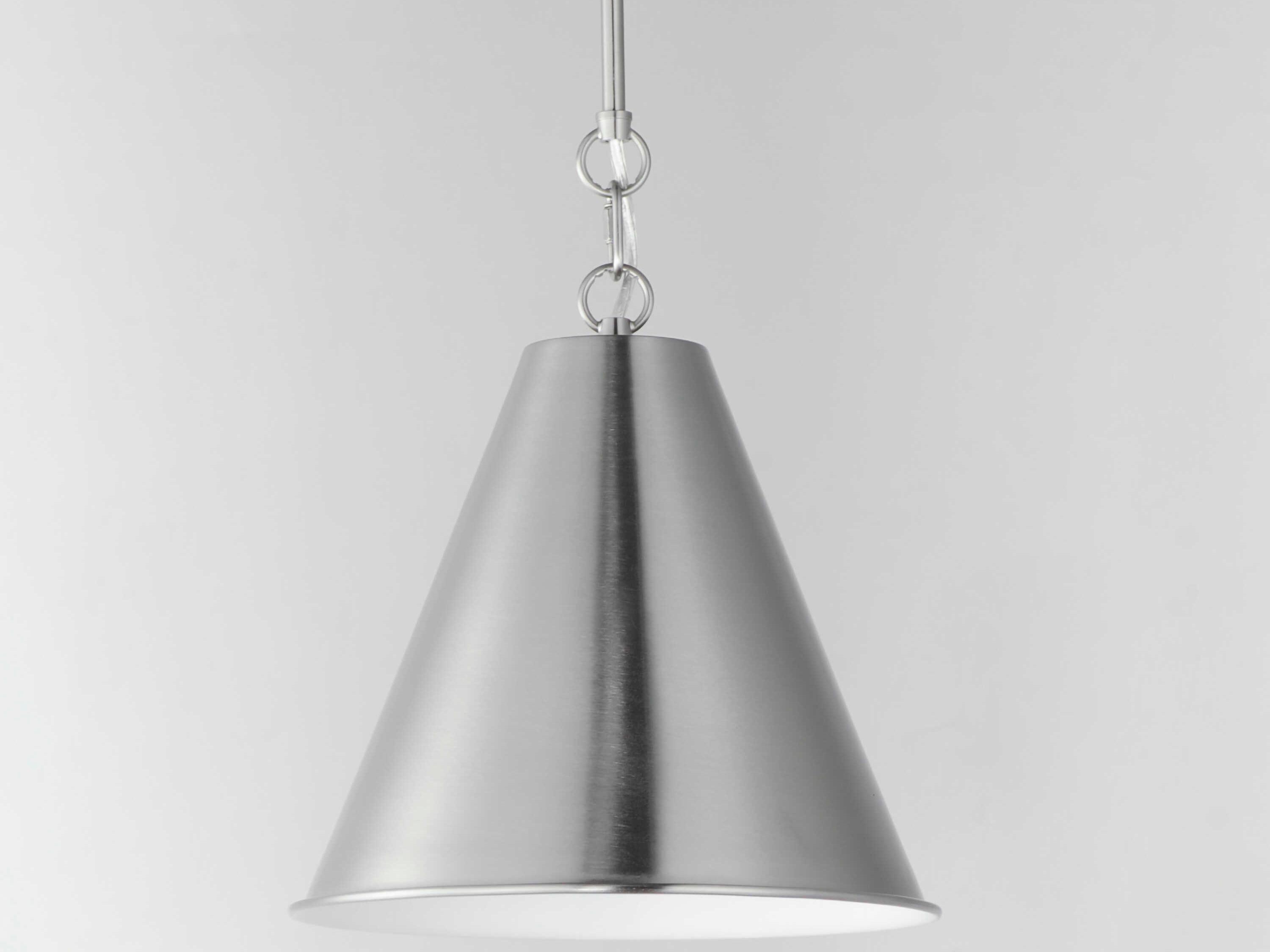 Maxim Lighting Veritas 1-Light Satin Nickel Mini Pendant