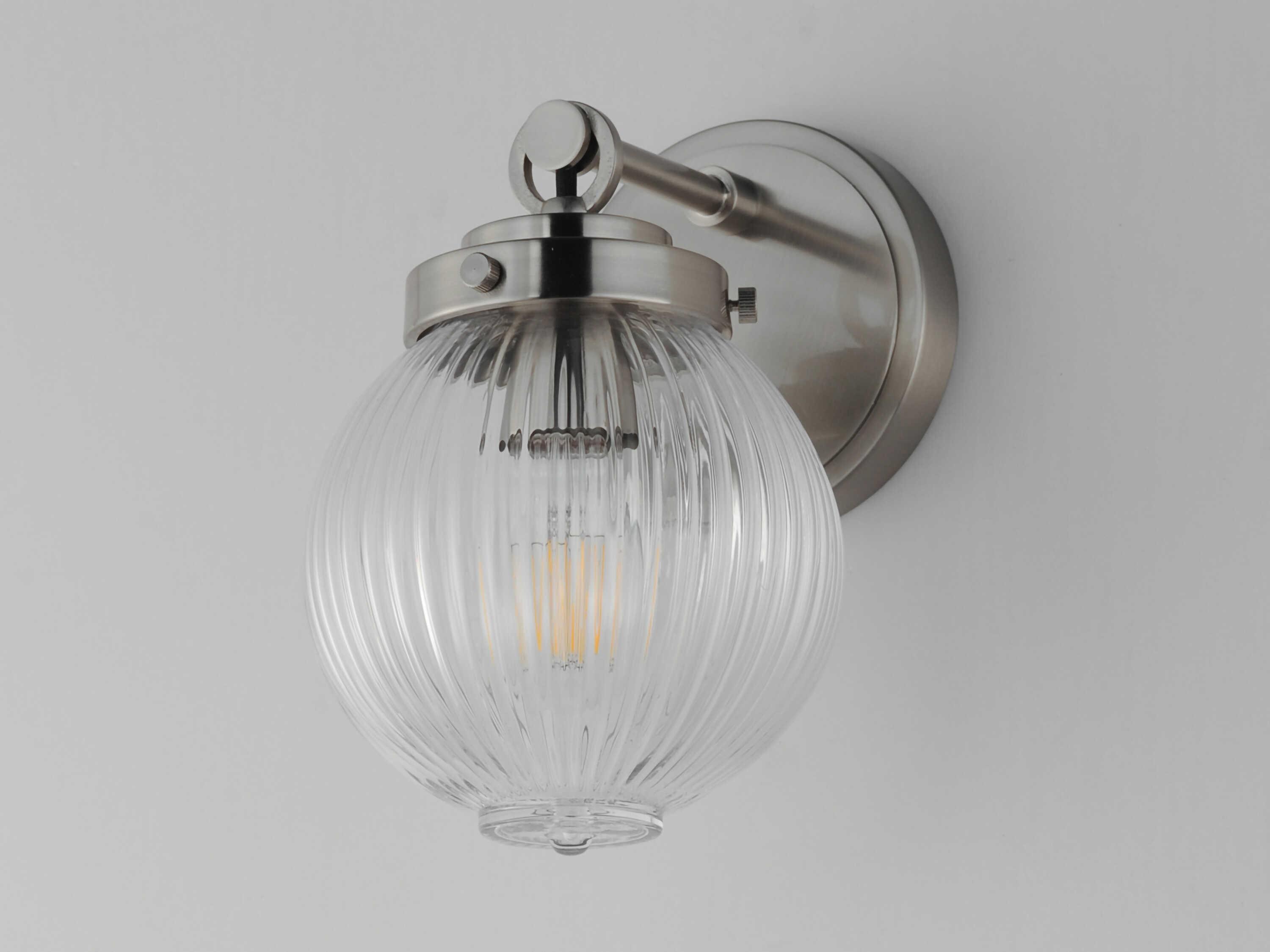 Maxim Lighting Kasbah 1-Light Satin Nickel Wall Sconce