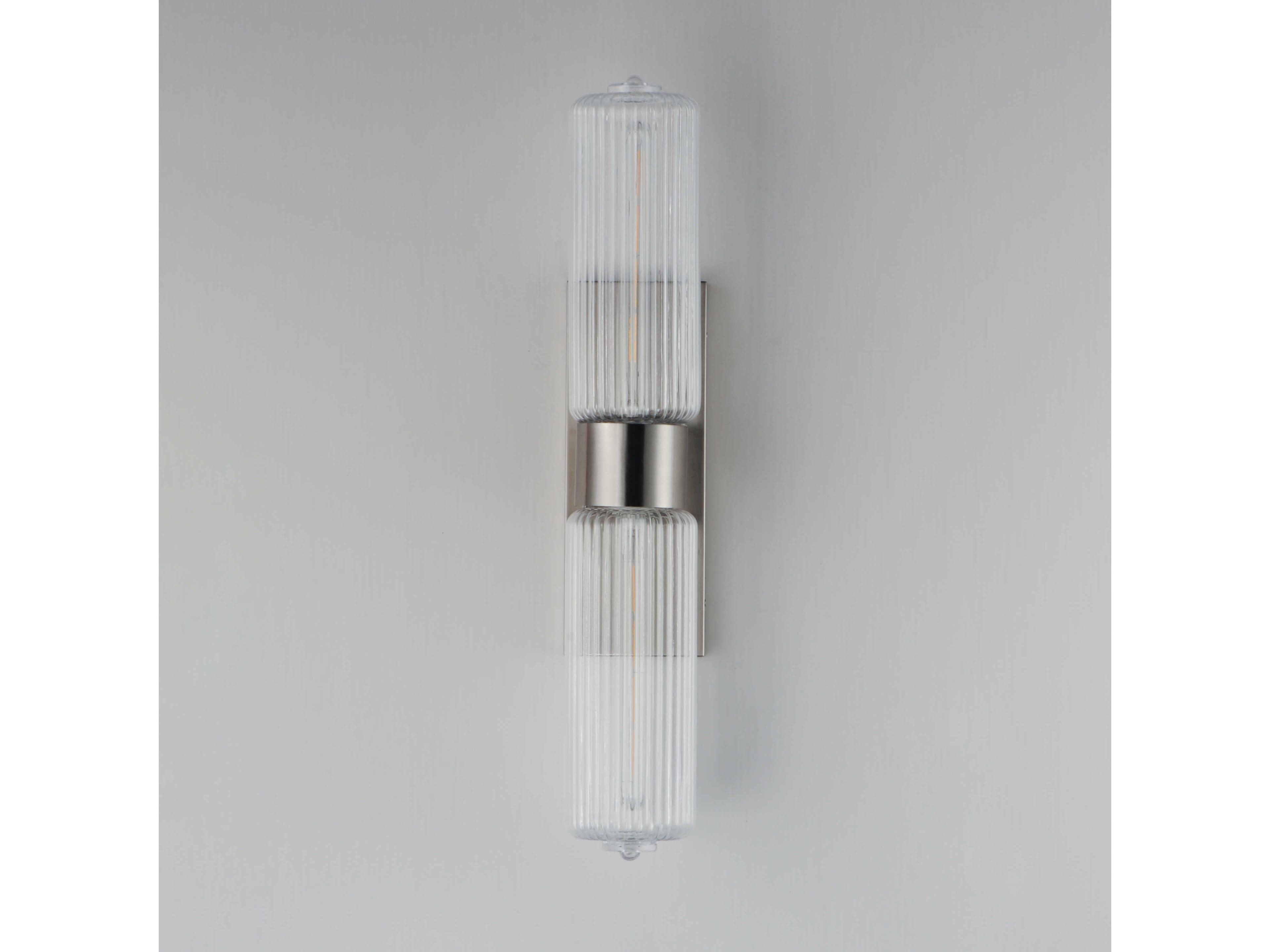Maxim Lighting Kasbah 2-Light Satin Nickel Wall Sconce