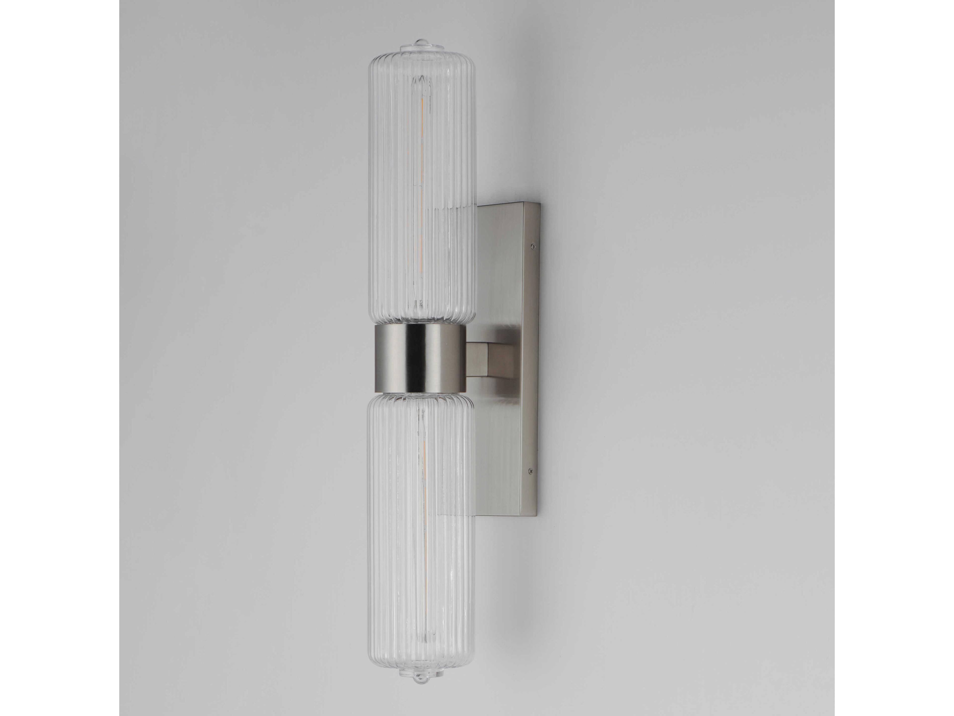 Maxim Lighting Kasbah 2-Light Satin Nickel Wall Sconce