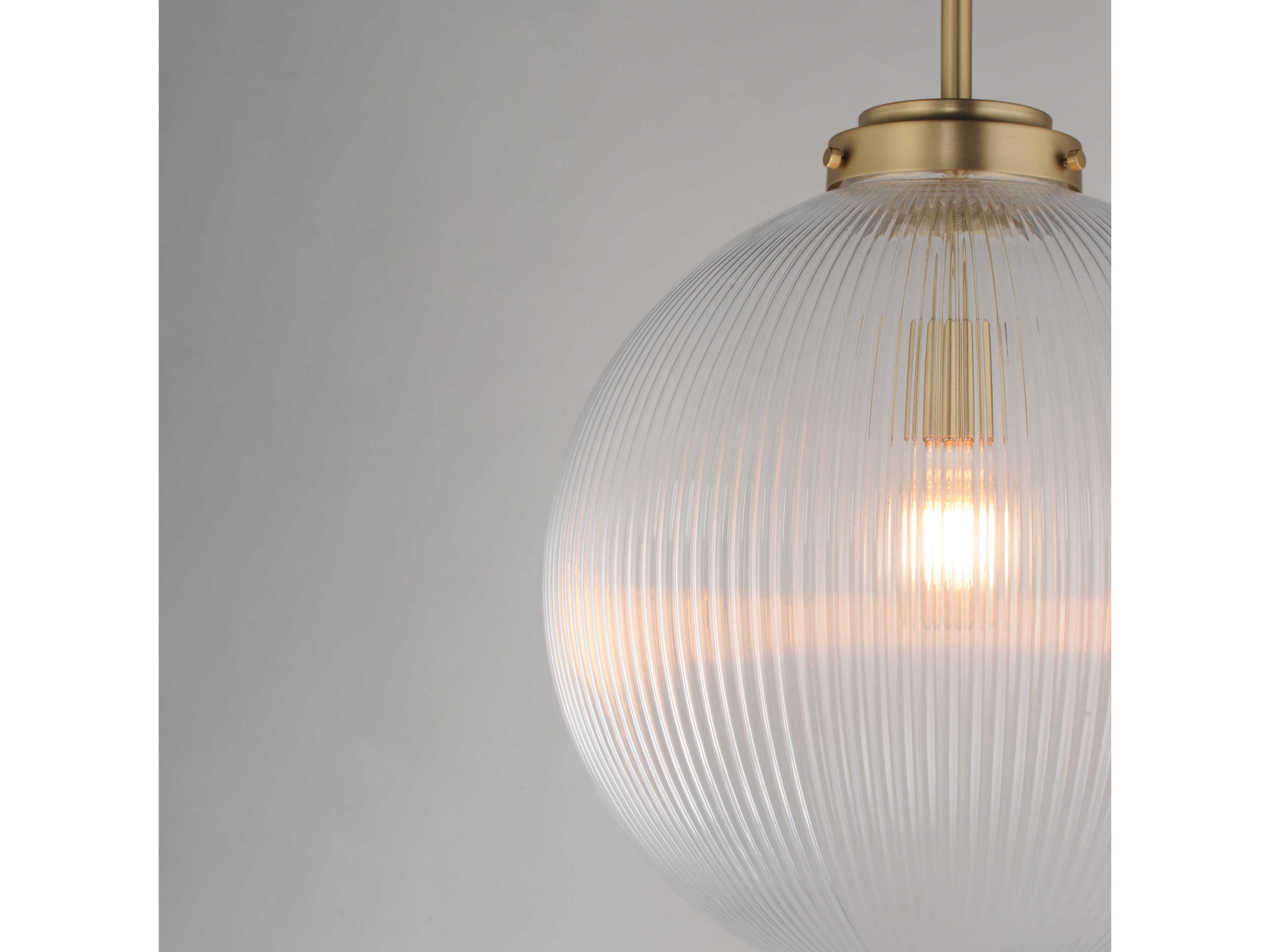 Maxim Lighting Kasbah 1-Light Satin Brass Globe Pendant