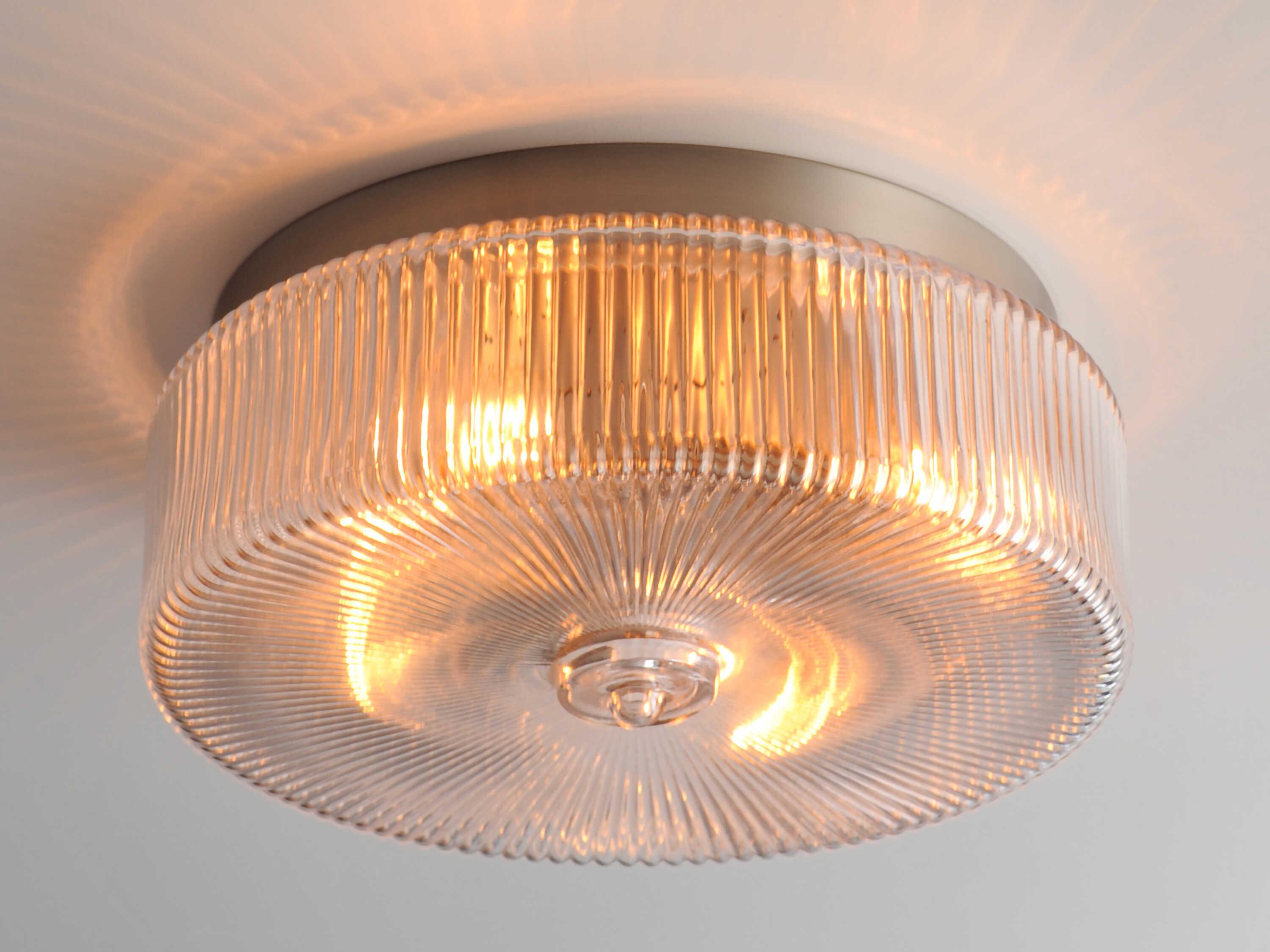 Maxim Lighting Kasbah 4-Light Satin Nickel Round Flush Mount