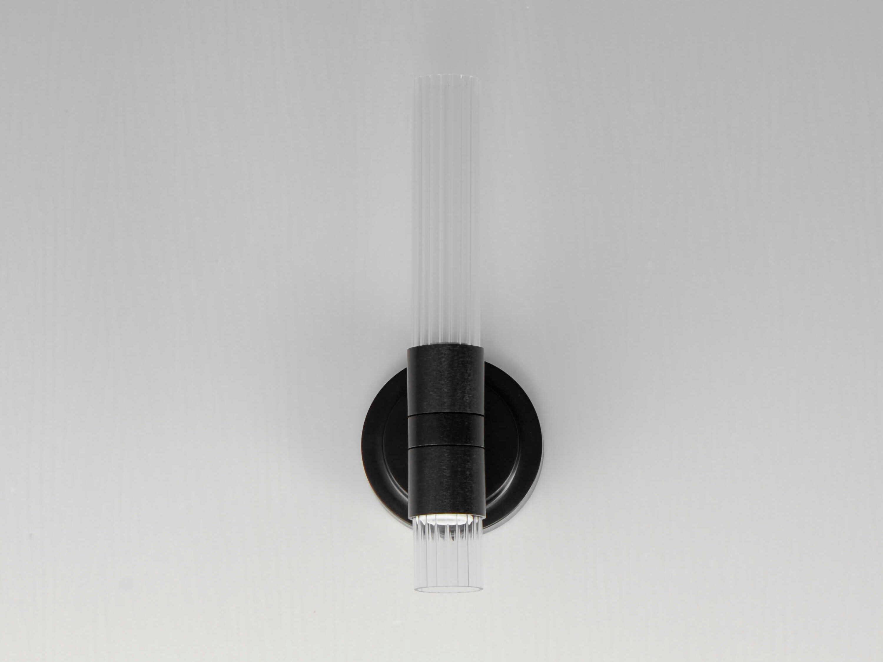 Maxim Lighting Ovation 2-Light Black Glass LED Wall Sconce