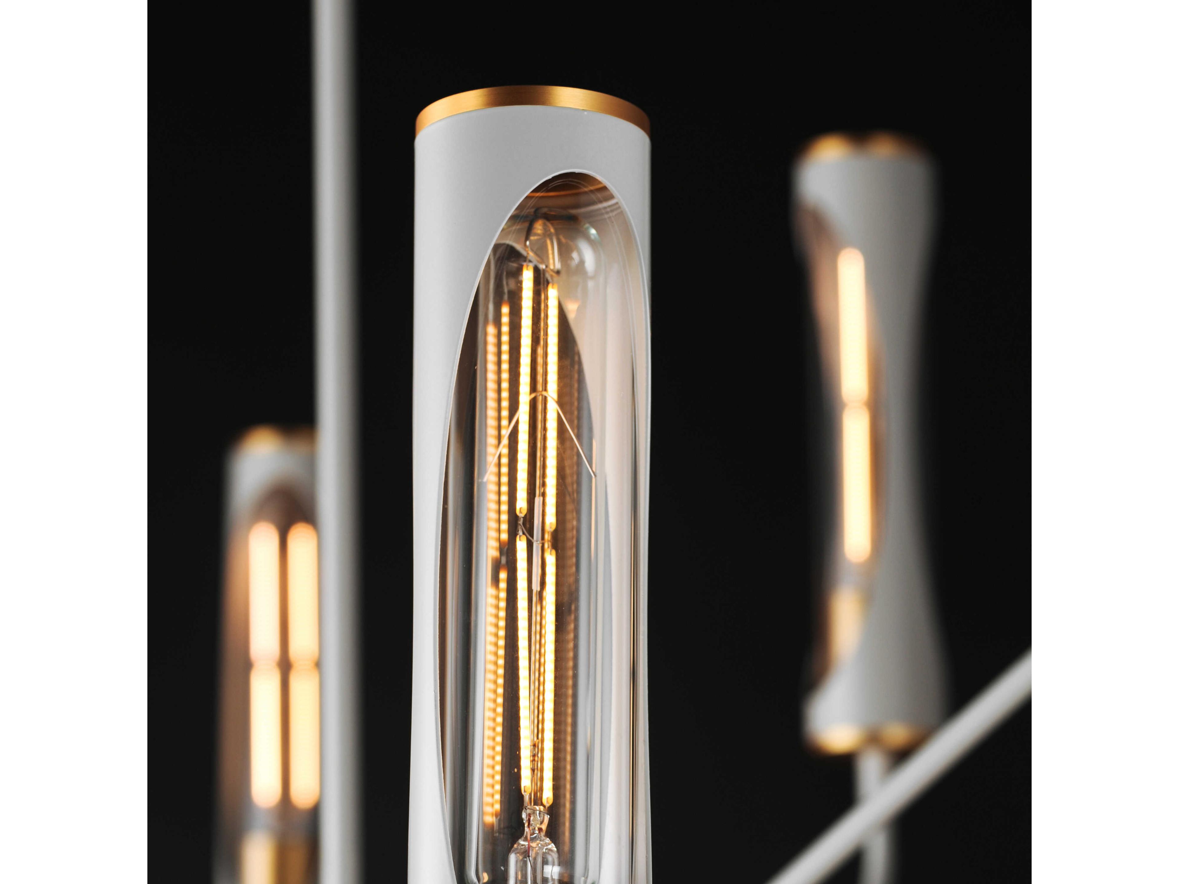 Maxim Lighting Regent 8-Light Light French Gray Natural Aged Brass Cylinder Chandelier