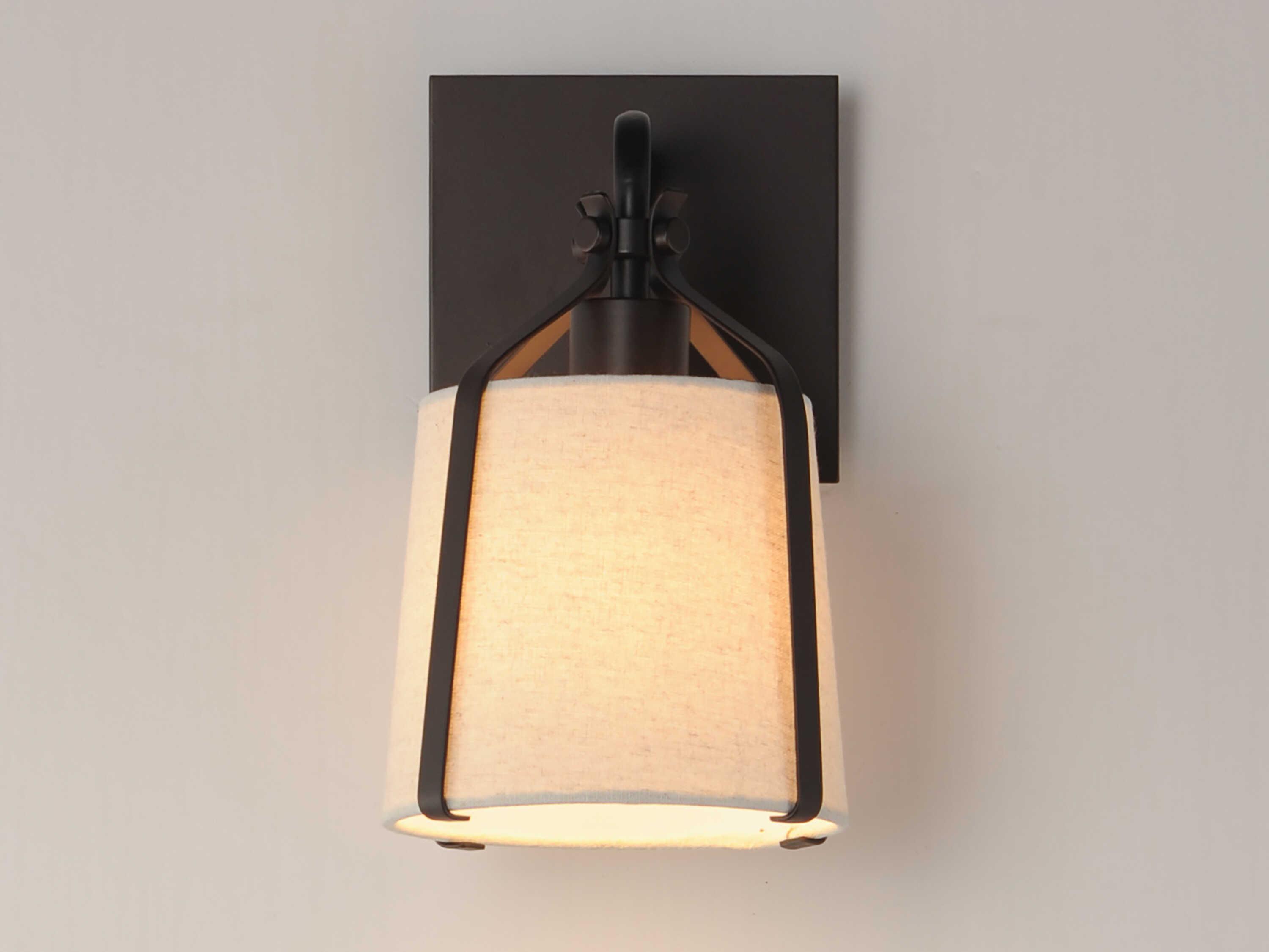Maxim Lighting Bandera 1-Light Dark Bronze Wall Sconce