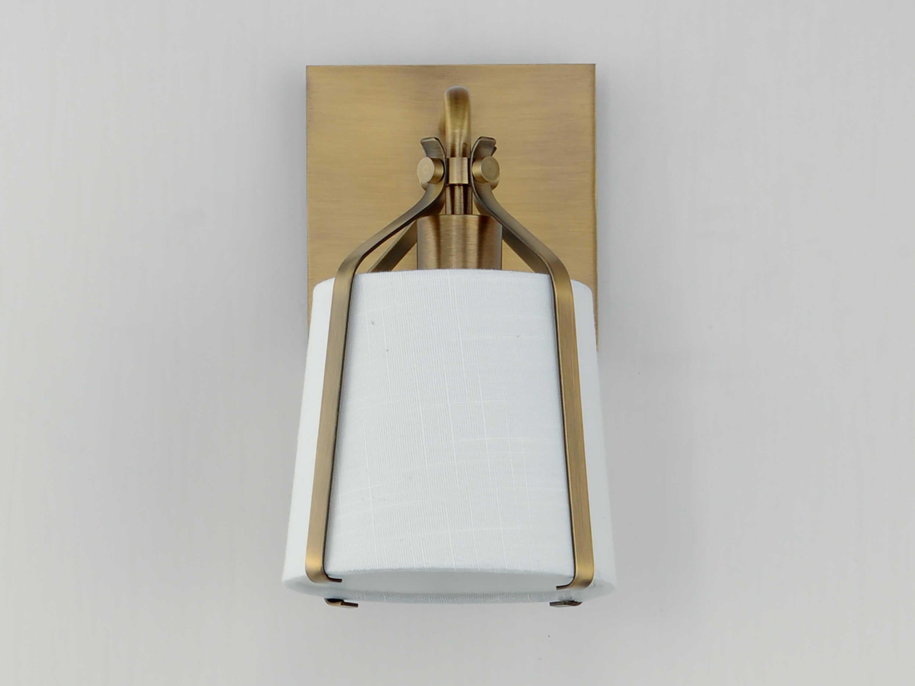 Maxim Lighting Bandera 1-Light Natural Aged Brass Wall Sconce