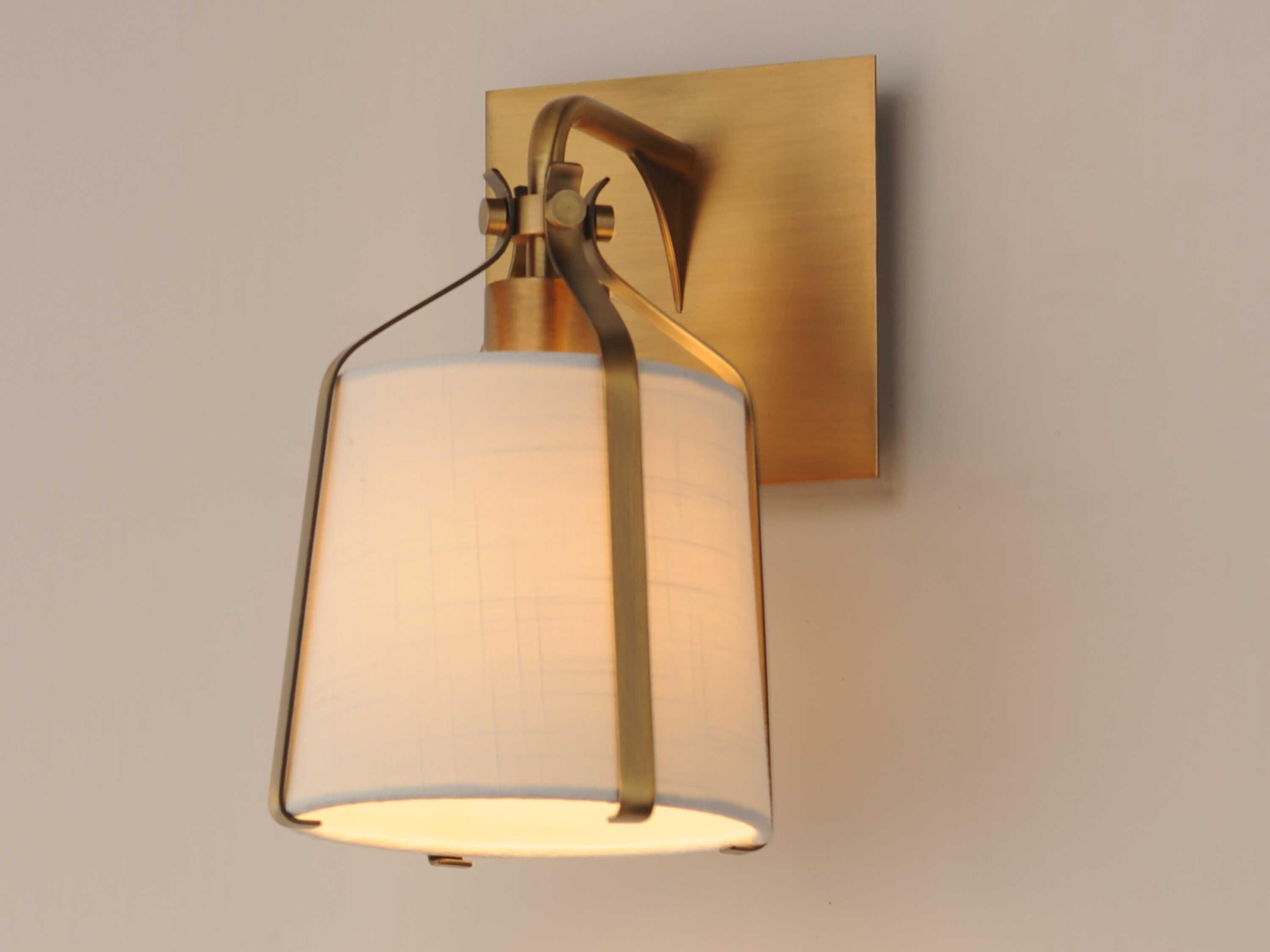 Maxim Lighting Bandera 1-Light Natural Aged Brass Wall Sconce