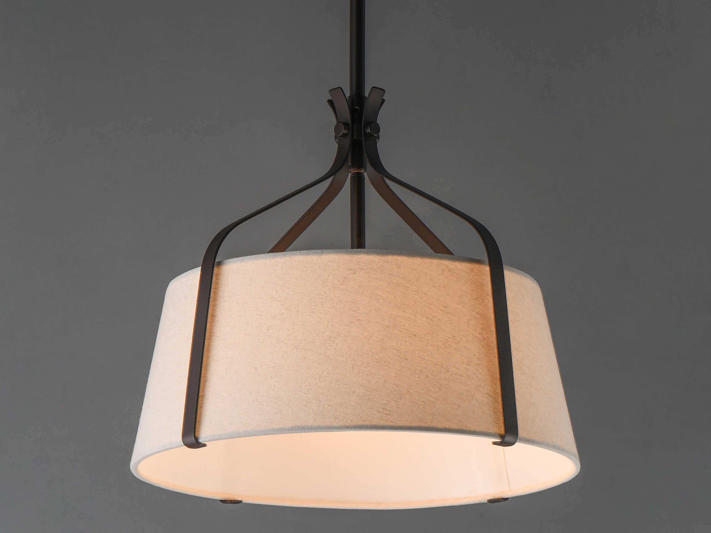 Maxim Lighting Bandera 1-Light Dark Bronze Pendant