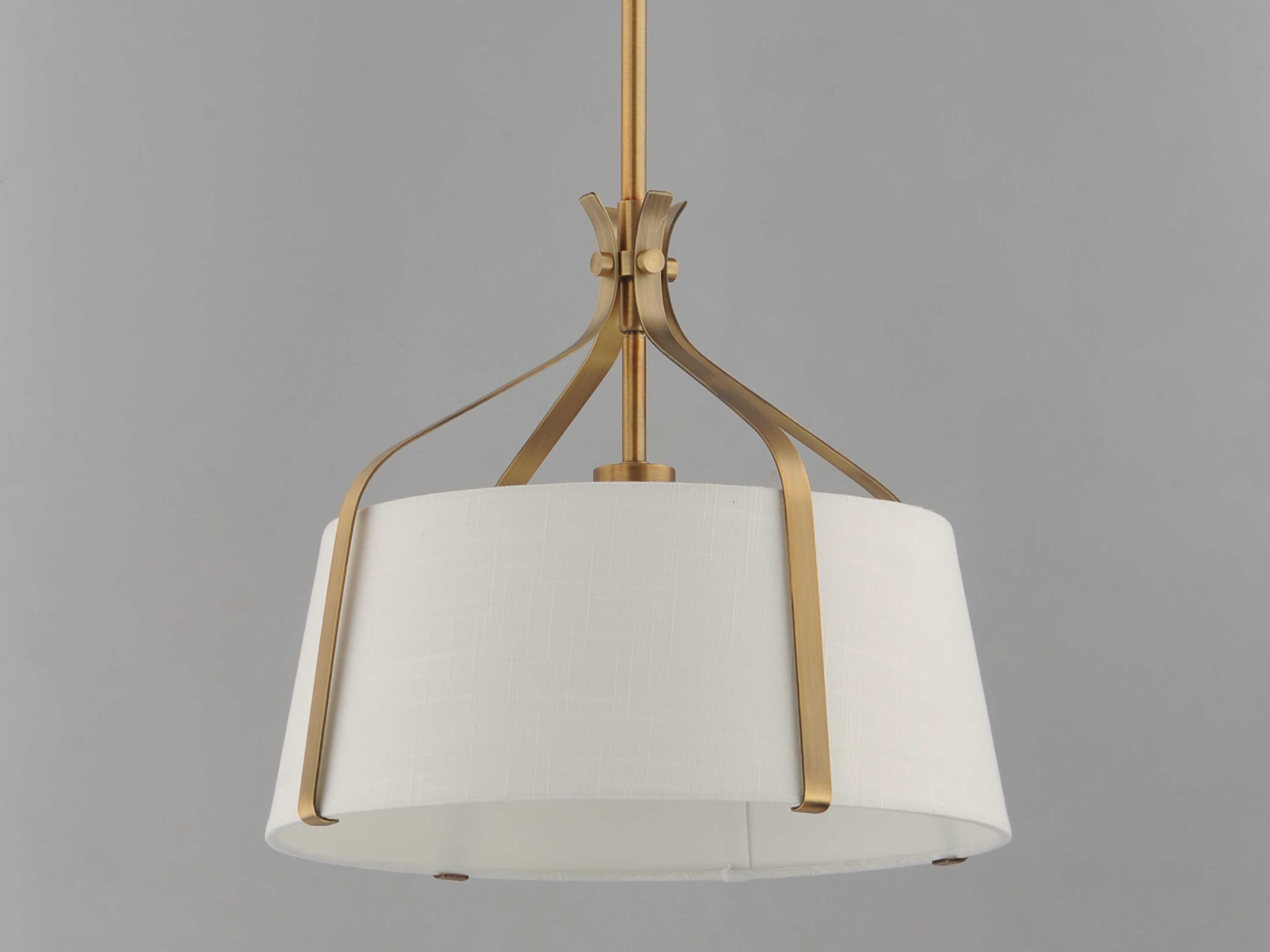 Maxim Lighting Bandera 1-Light Natural Aged Brass Pendant