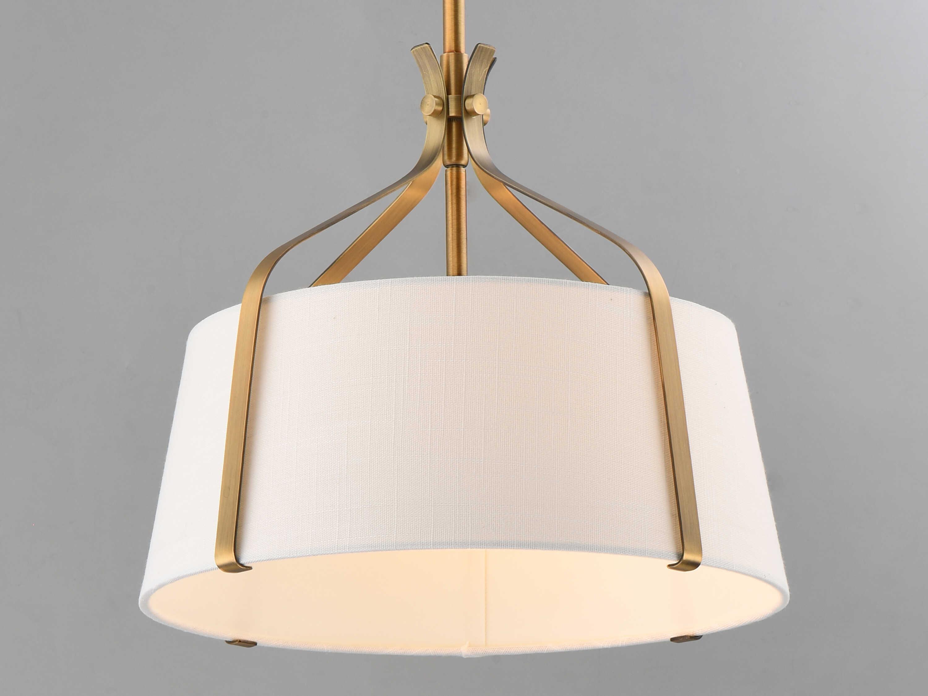 Maxim Lighting Bandera 1-Light Natural Aged Brass Pendant