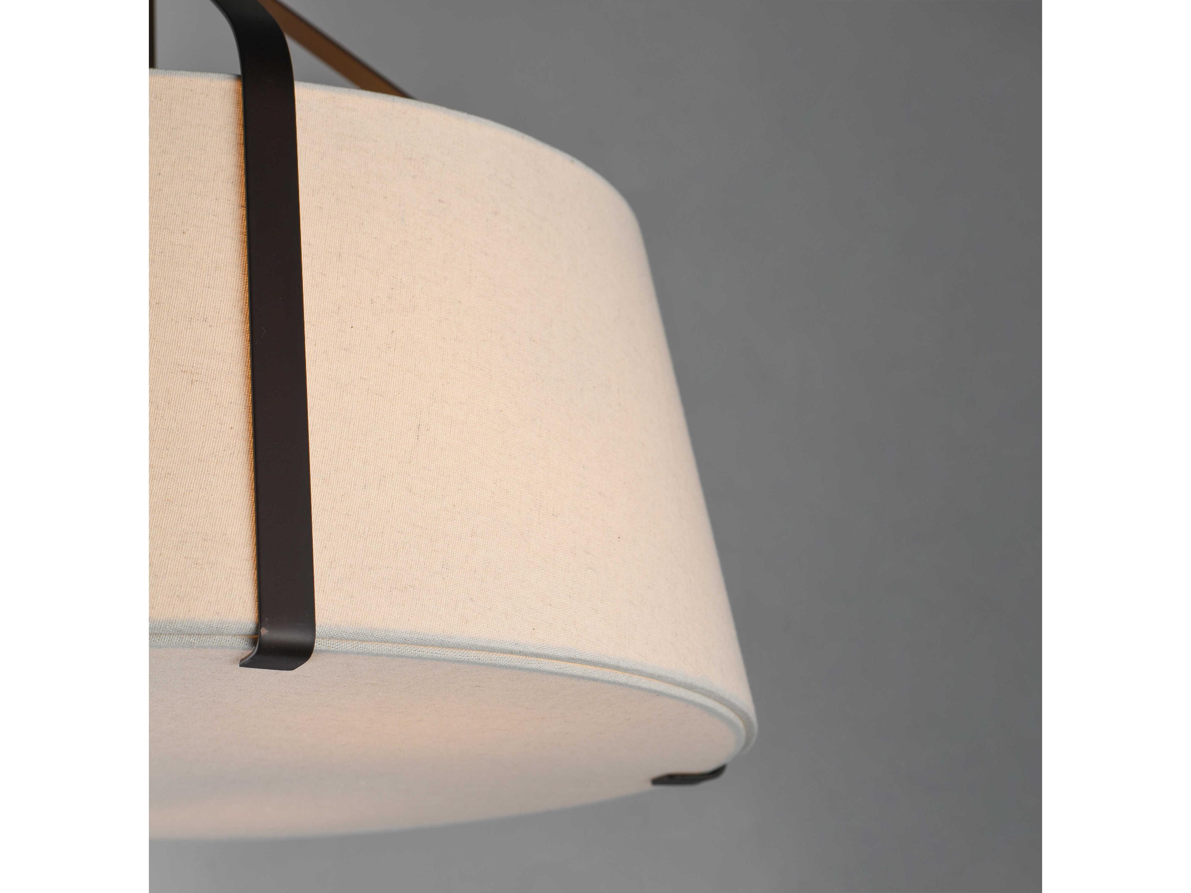 Maxim Lighting Bandera 3-Light Dark Bronze Drum Pendant