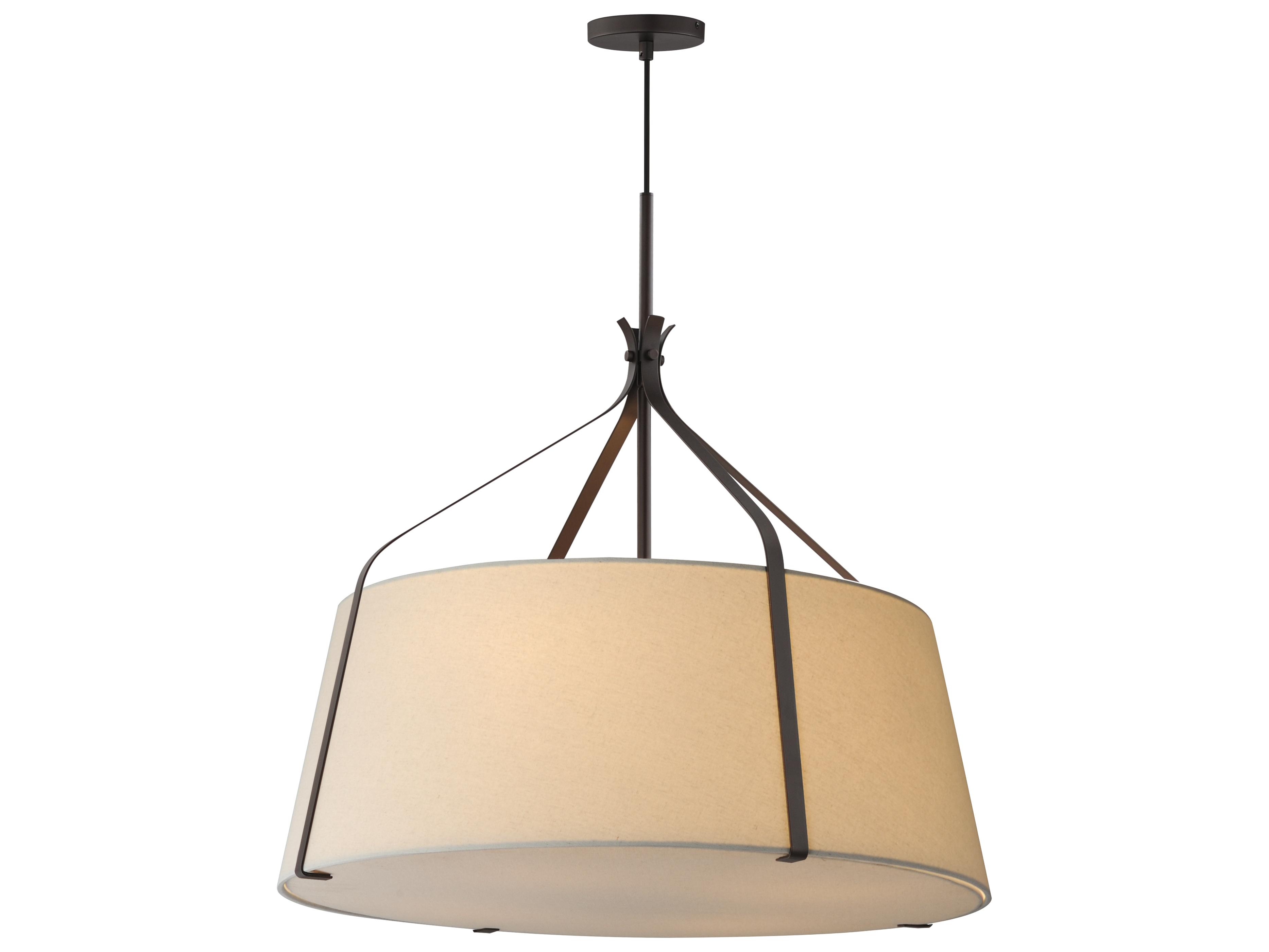Maxim Lighting Bandera 4-Light Dark Bronze Drum Pendant