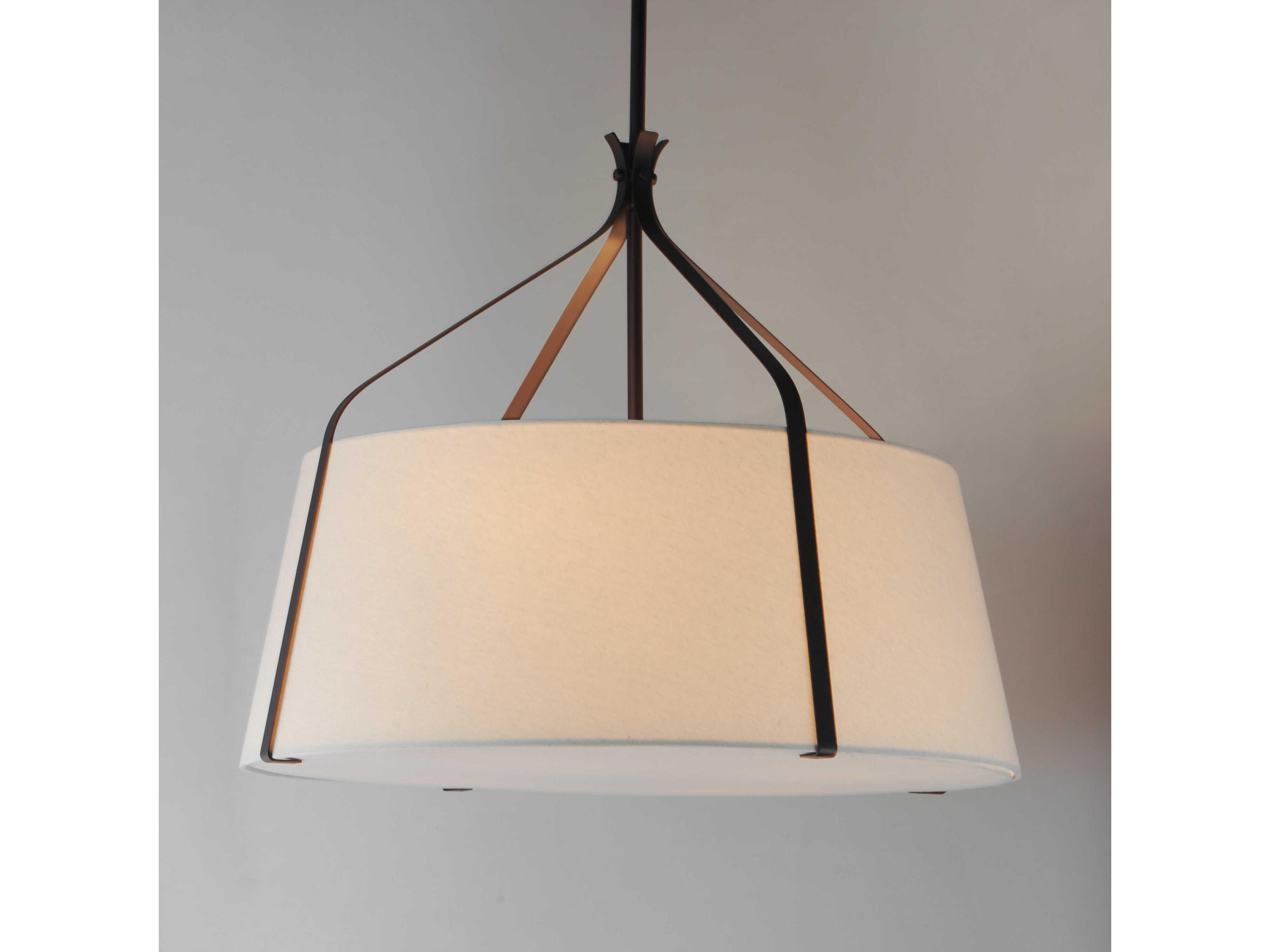 Maxim Lighting Bandera 4-Light Dark Bronze Drum Pendant