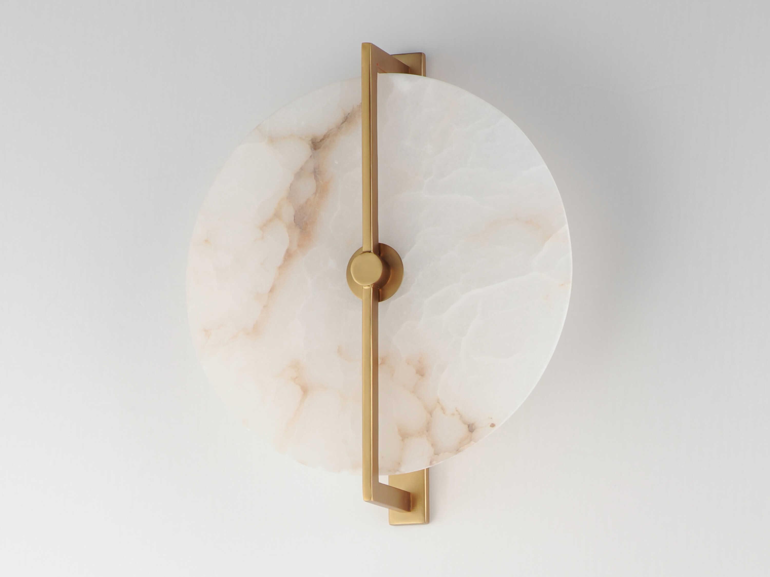 Maxim Lighting Quarry 1-Light Natural Aged Brass Round Flush Mount