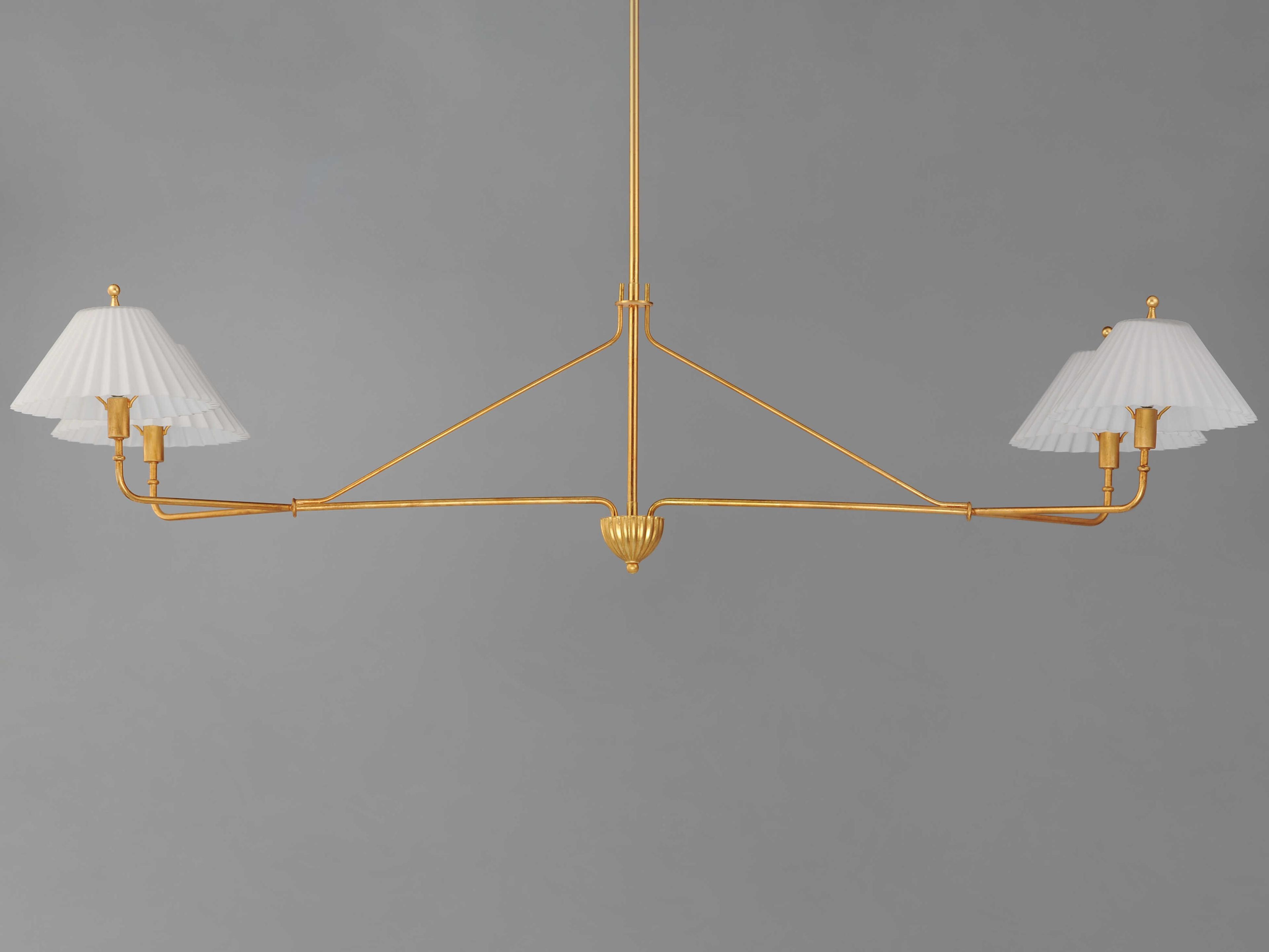 Maxim Lighting Kismet 4-Light Gold Leaf Island Pendant