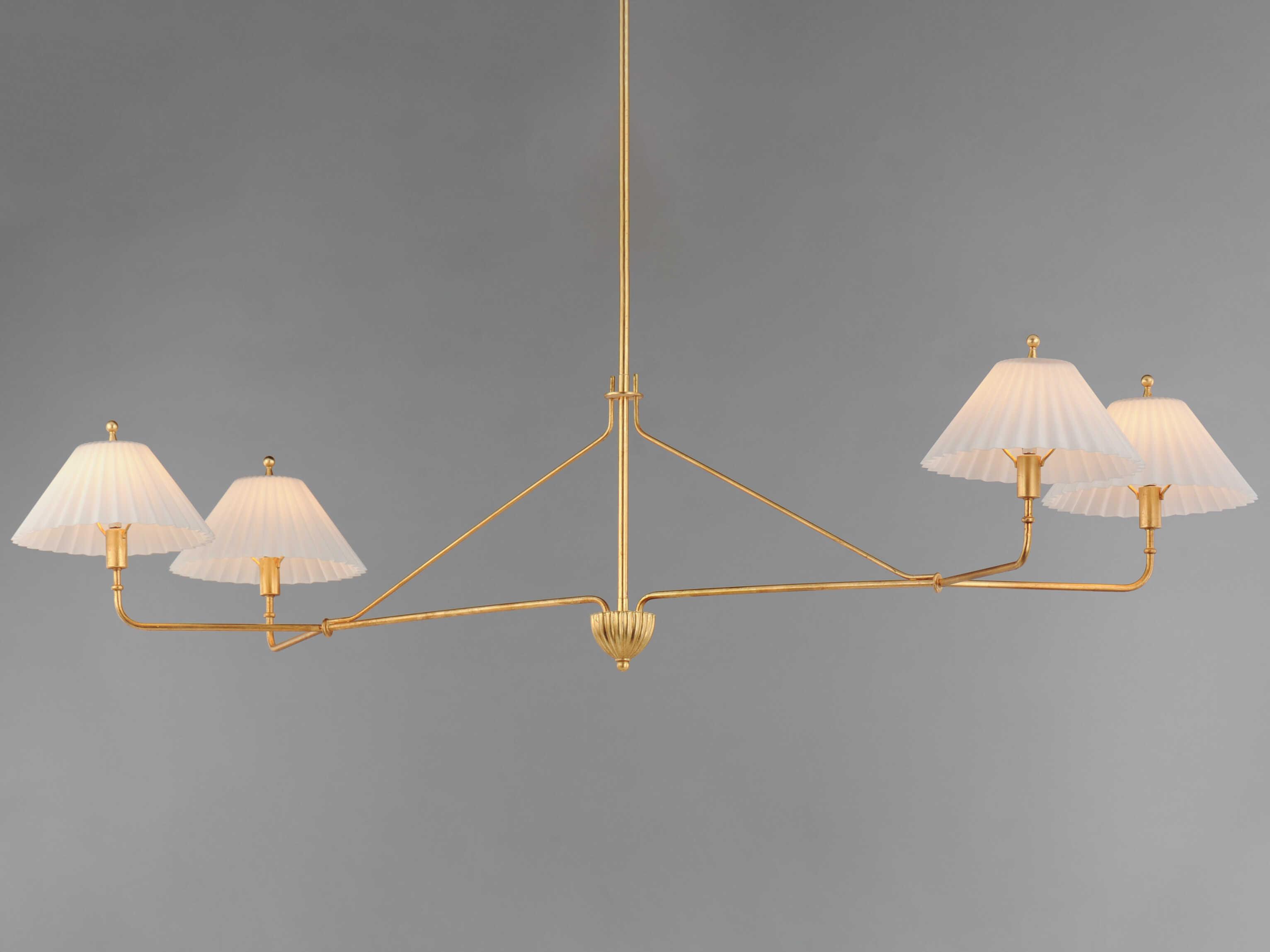 Maxim Lighting Kismet 4-Light Gold Leaf Island Pendant