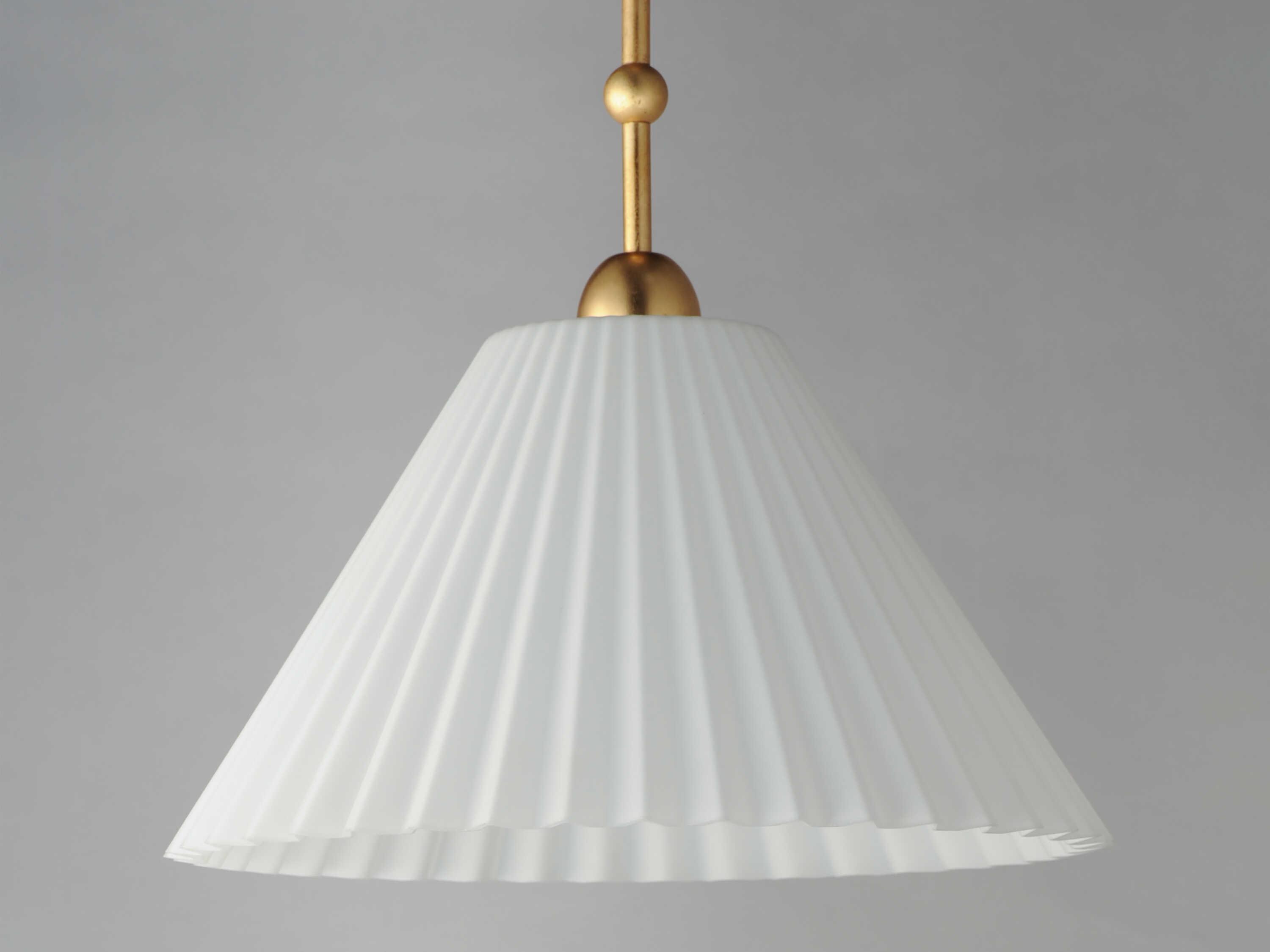 Maxim Lighting Kismet 1-Light Gold Leaf Pendant