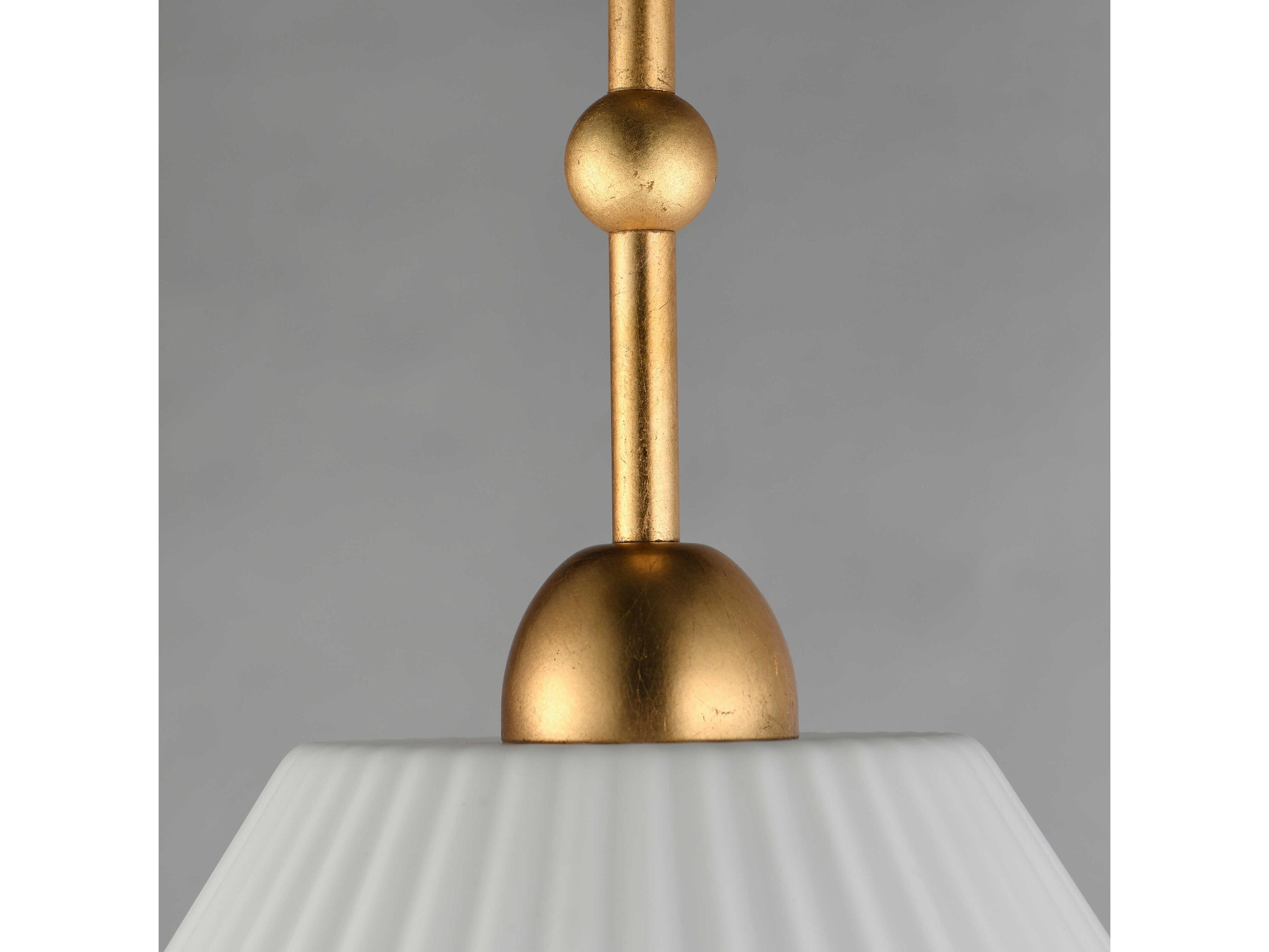 Maxim Lighting Kismet 1-Light Gold Leaf Pendant