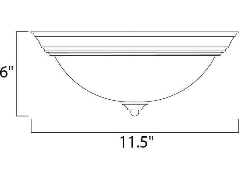Maxim Lighting Essentials-194x & Marble Glass Outdoor Ceiling Light