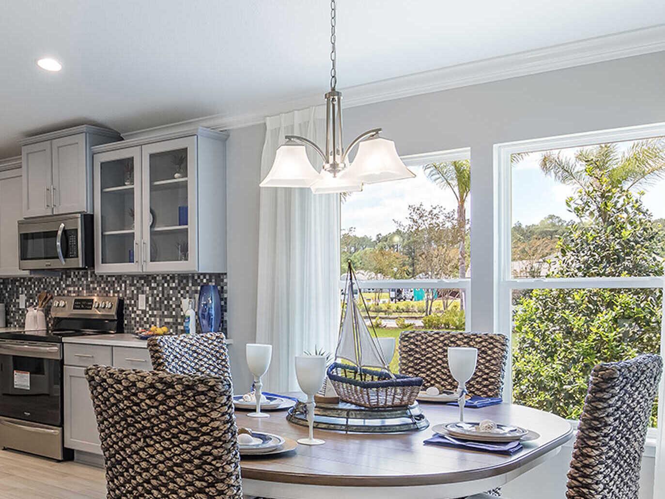 Maxim Lighting Aurora 3-Light Satin Nickel Glass Bell Chandelier