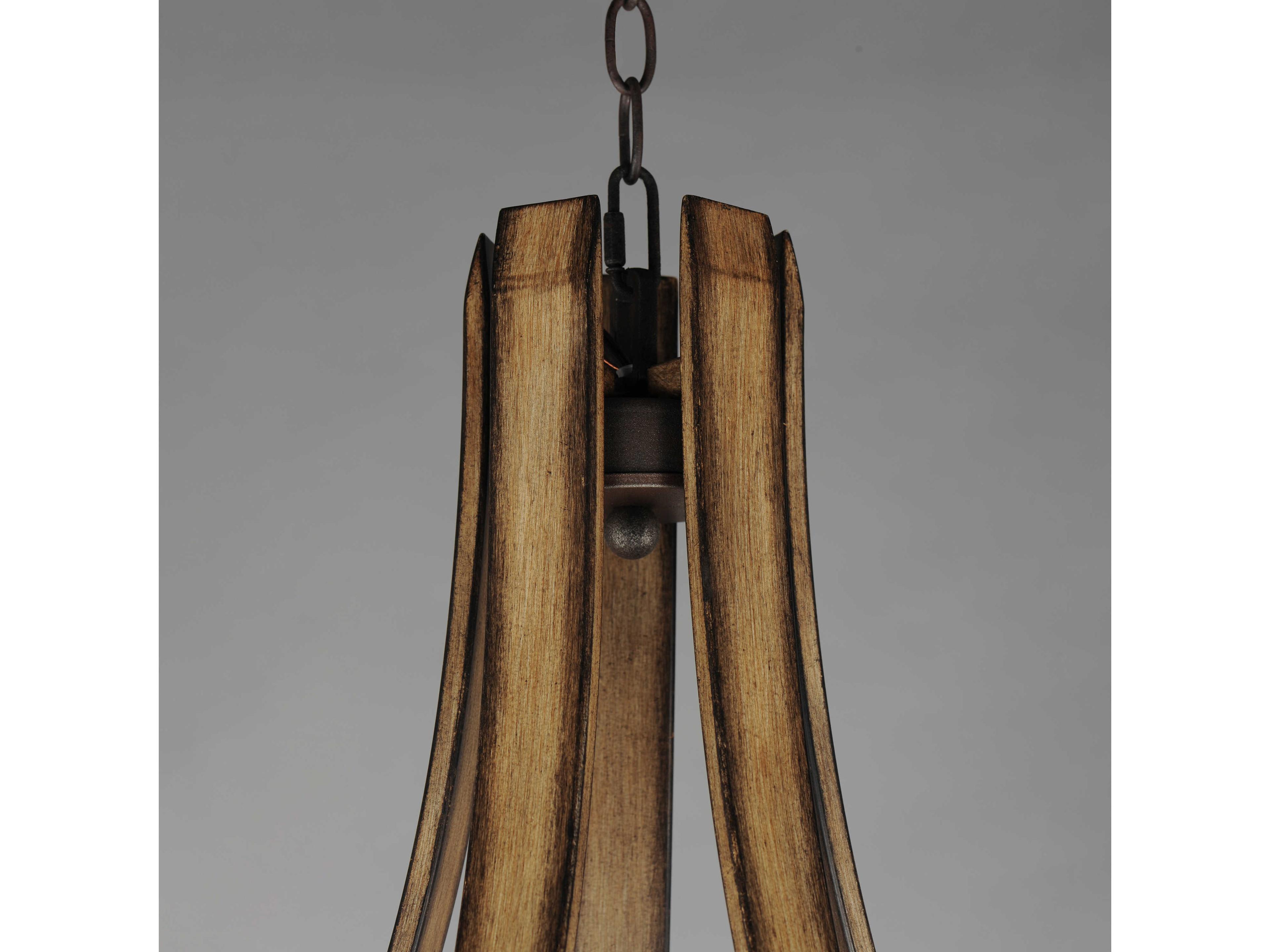 Maxim Lighting Basque 5-Light Driftwood Anthracite Brown Candelabra Chandelier