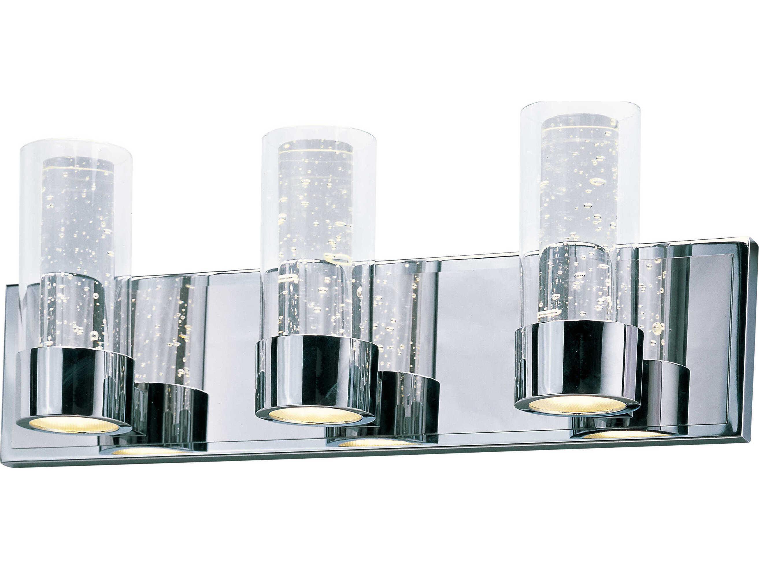 Maxim Lighting Sync 6-Light Polished Chrome Glass Vanity Light