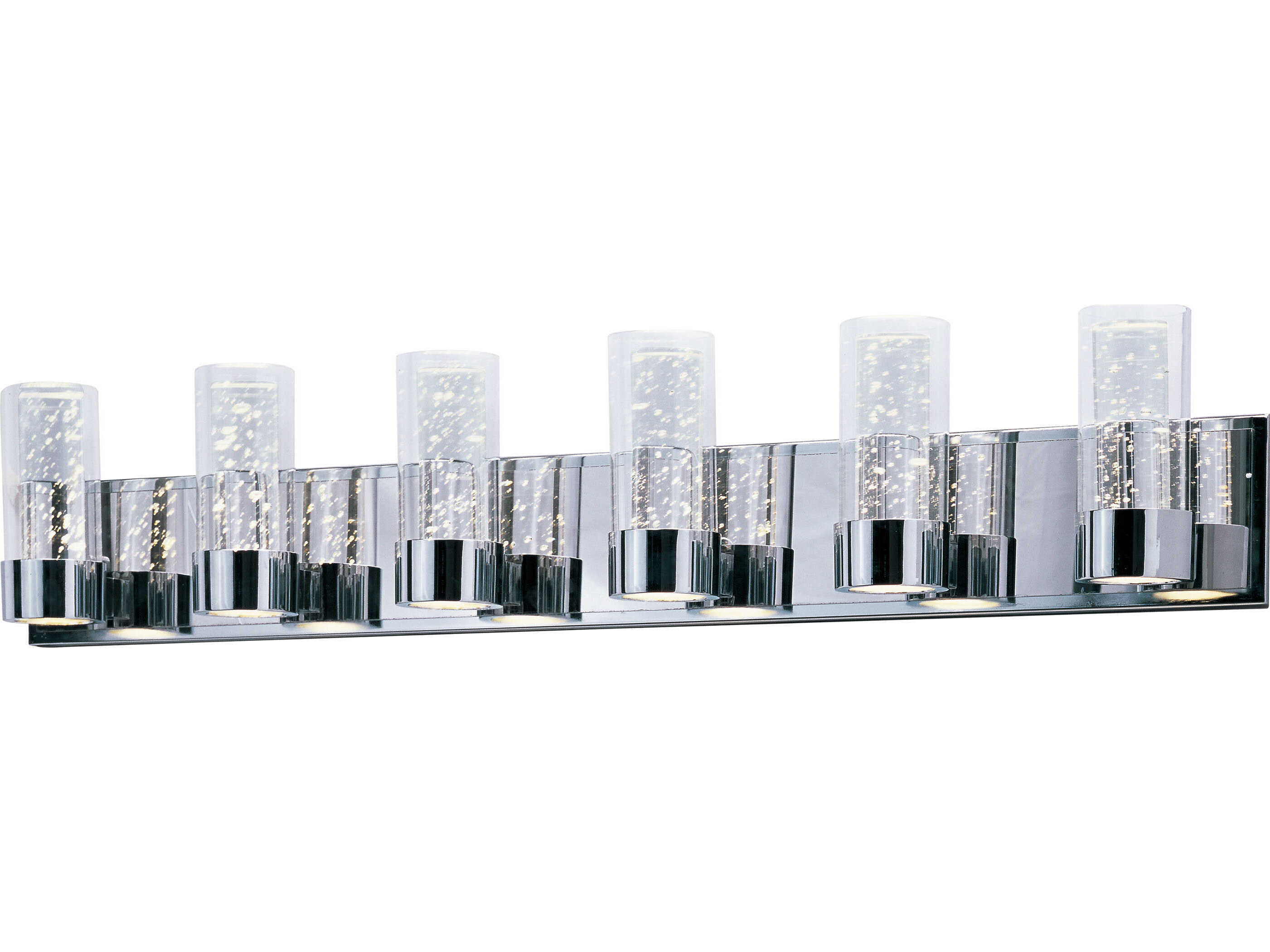 Maxim Lighting Sync 12-Light Polished Chrome Glass Vanity Light