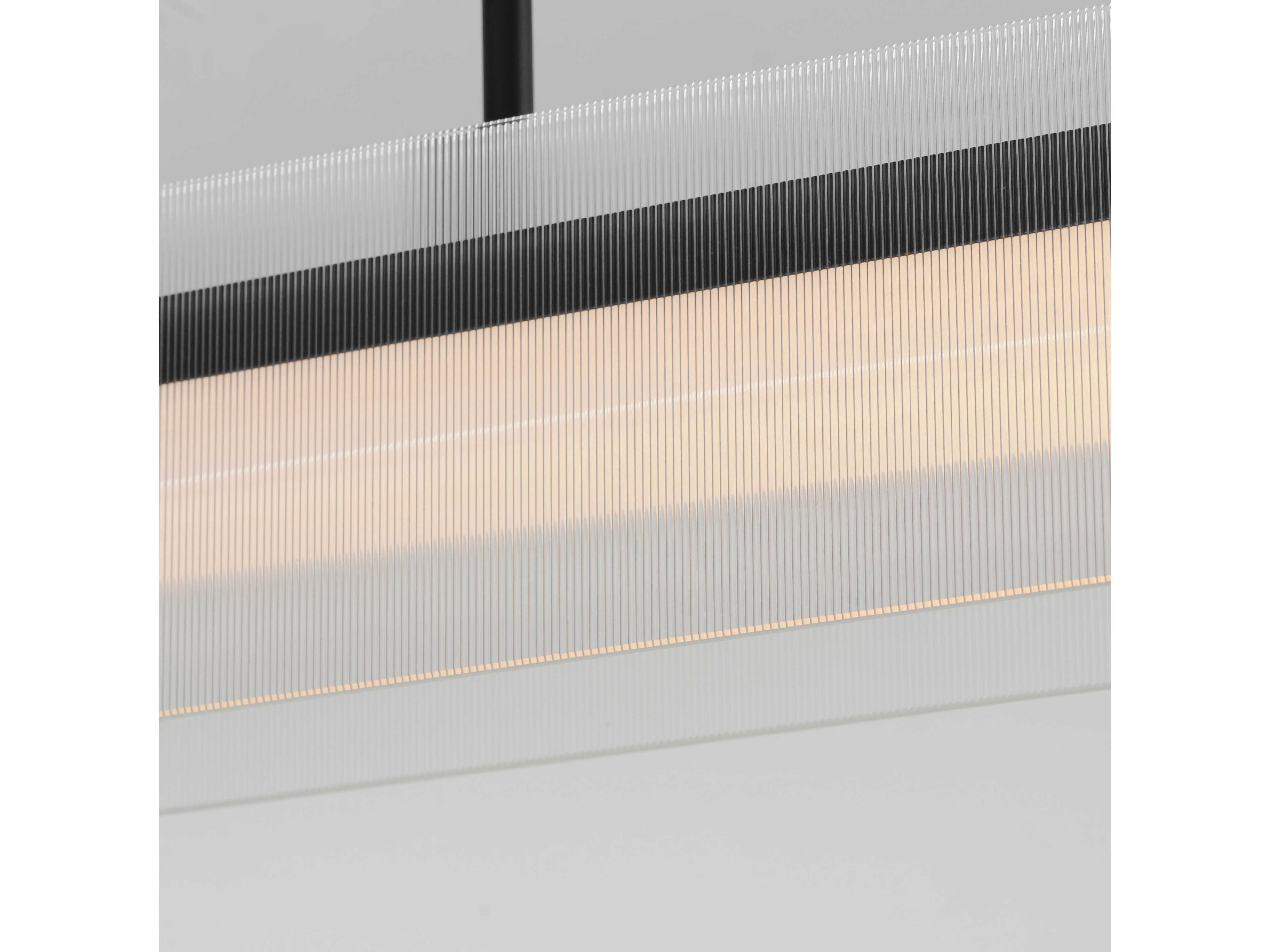 Maxim Lighting Spectre 1-Light Black Natural Aged Brass Linear Island Pendant