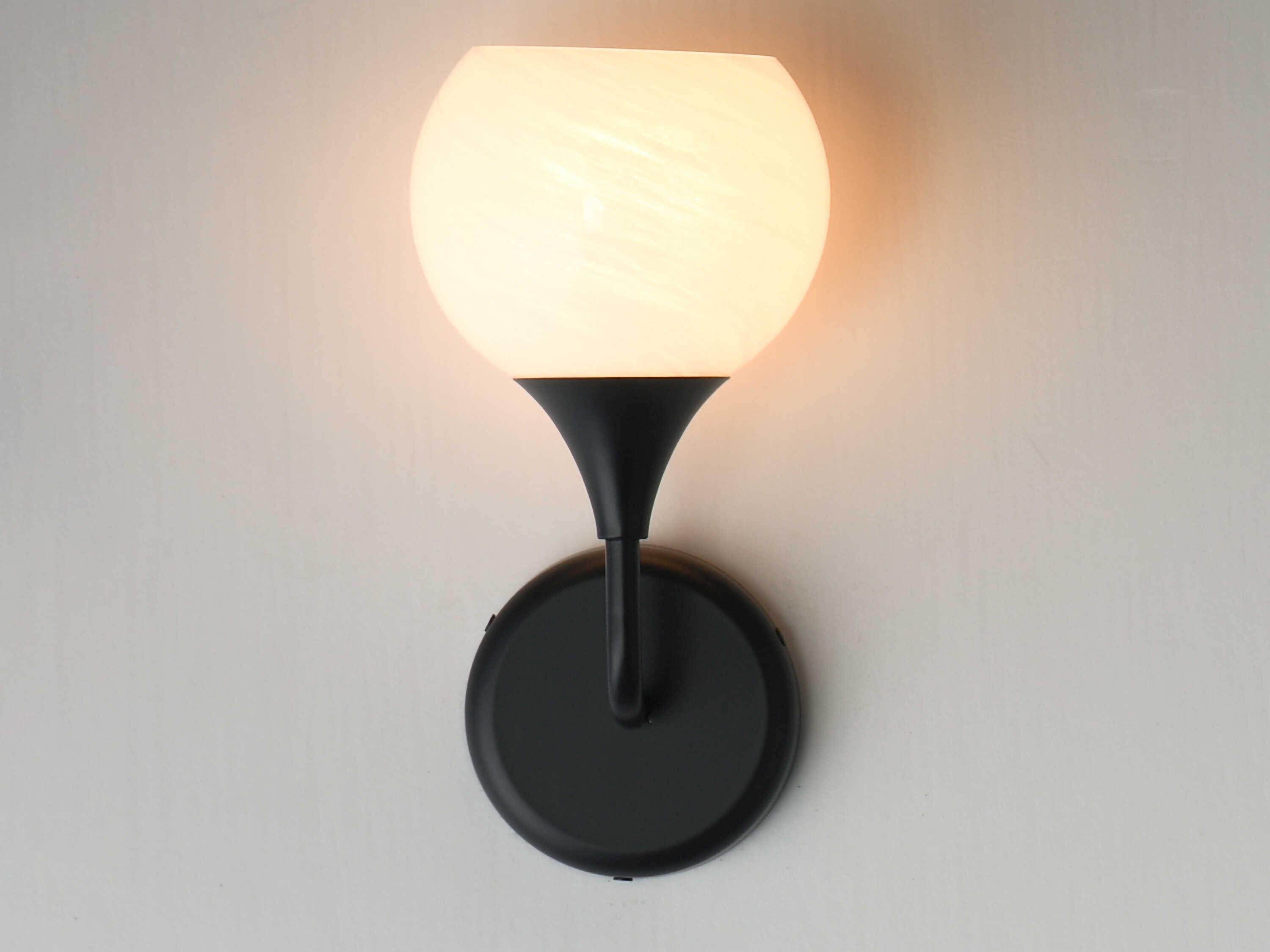 Maxim Lighting Neve 1-Light Black Wall Sconce