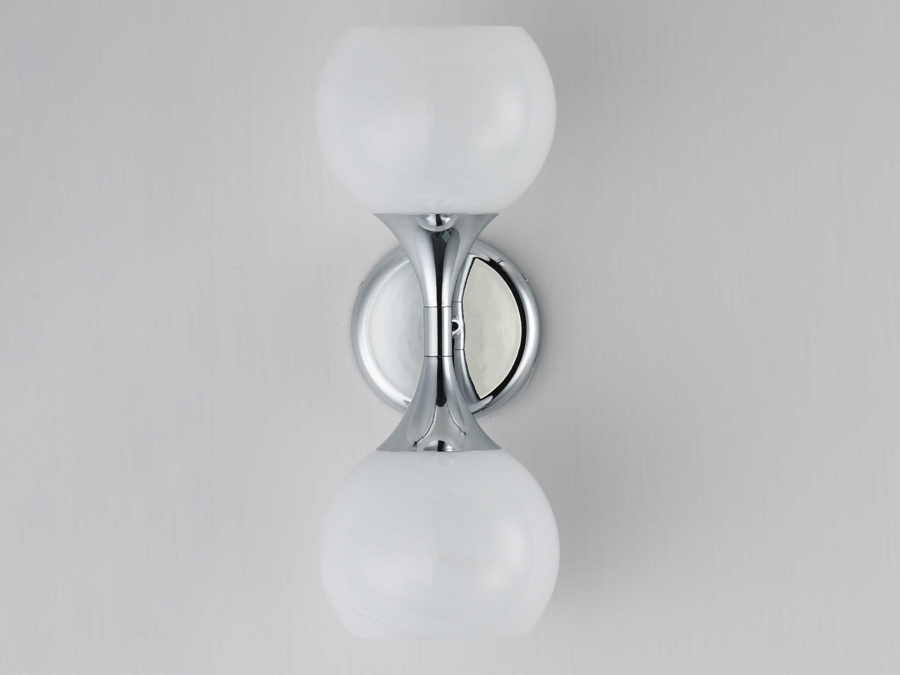 Maxim Lighting Neve 2-Light Polished Chrome Wall Sconce