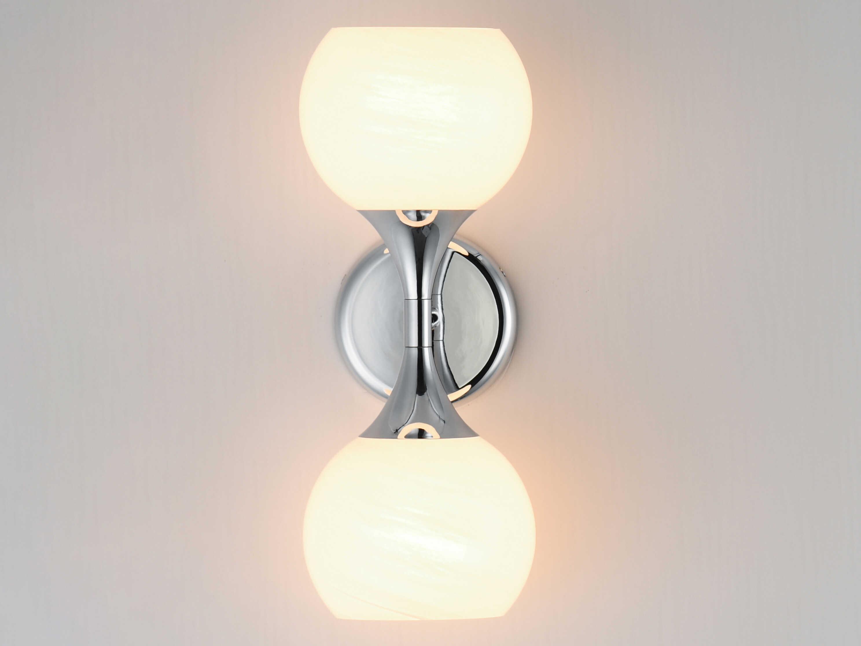 Maxim Lighting Neve 2-Light Polished Chrome Wall Sconce