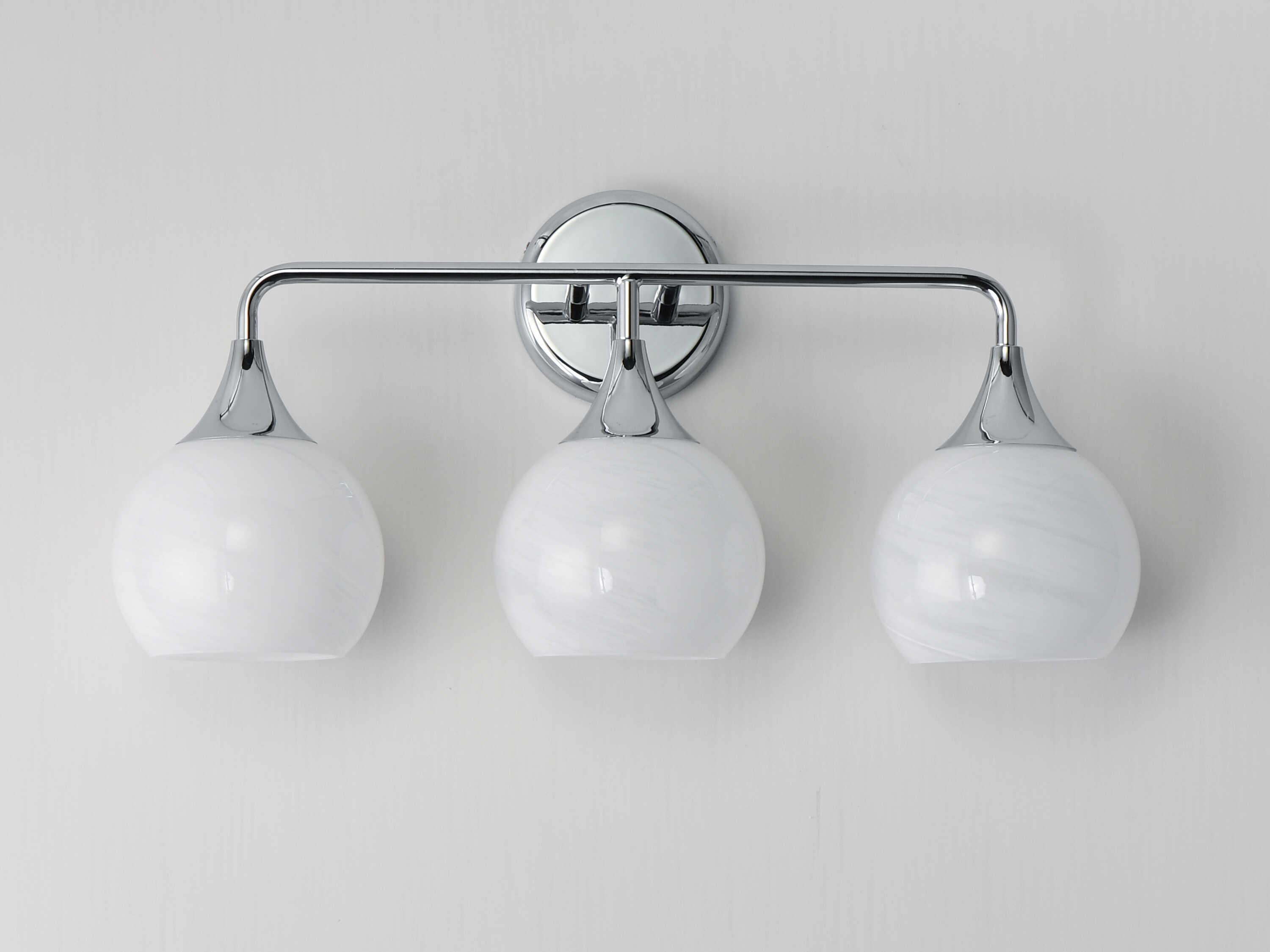 Maxim Lighting Neve 3-Light Polished Chrome Vanity Light