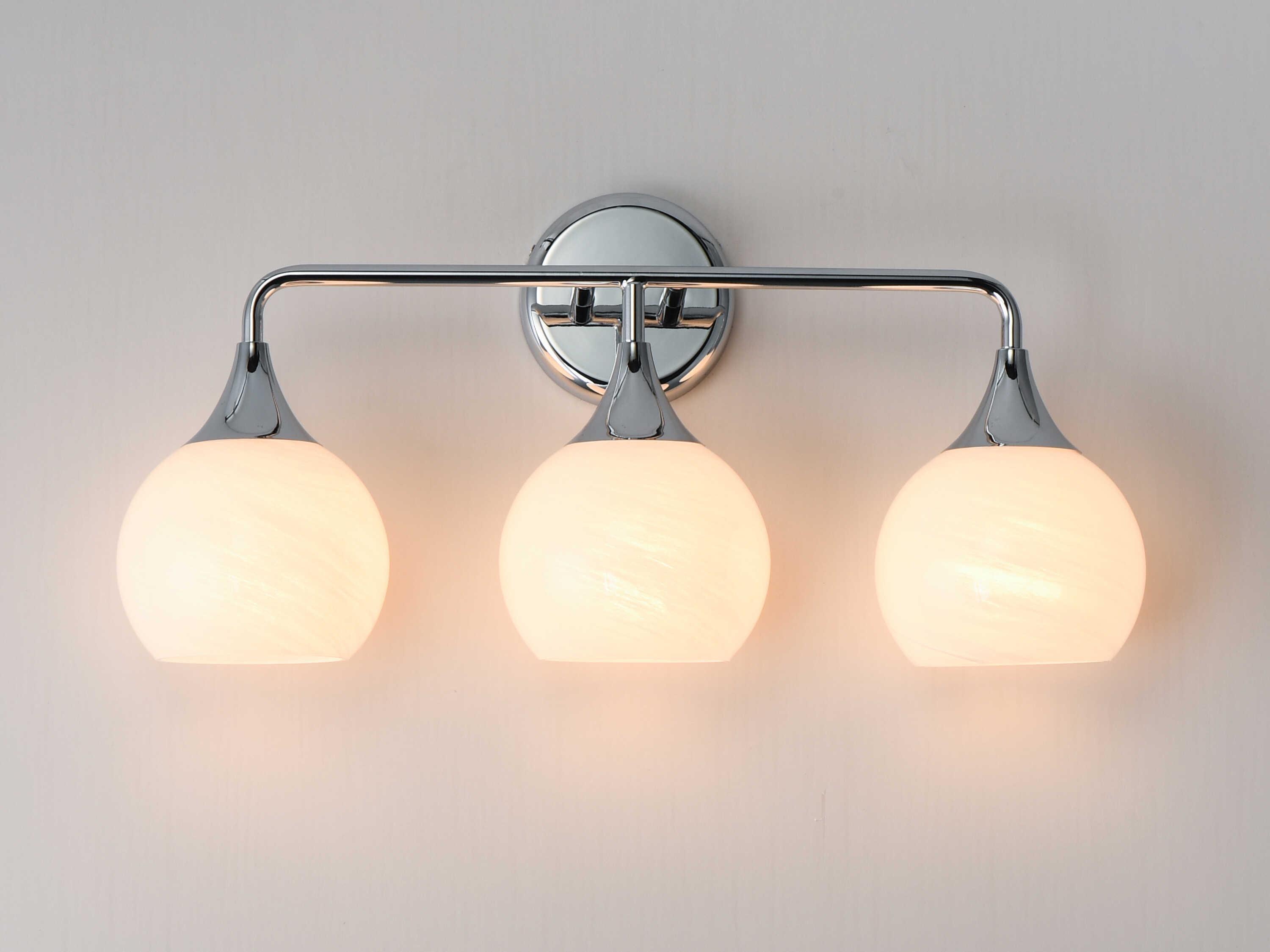 Maxim Lighting Neve 3-Light Polished Chrome Vanity Light