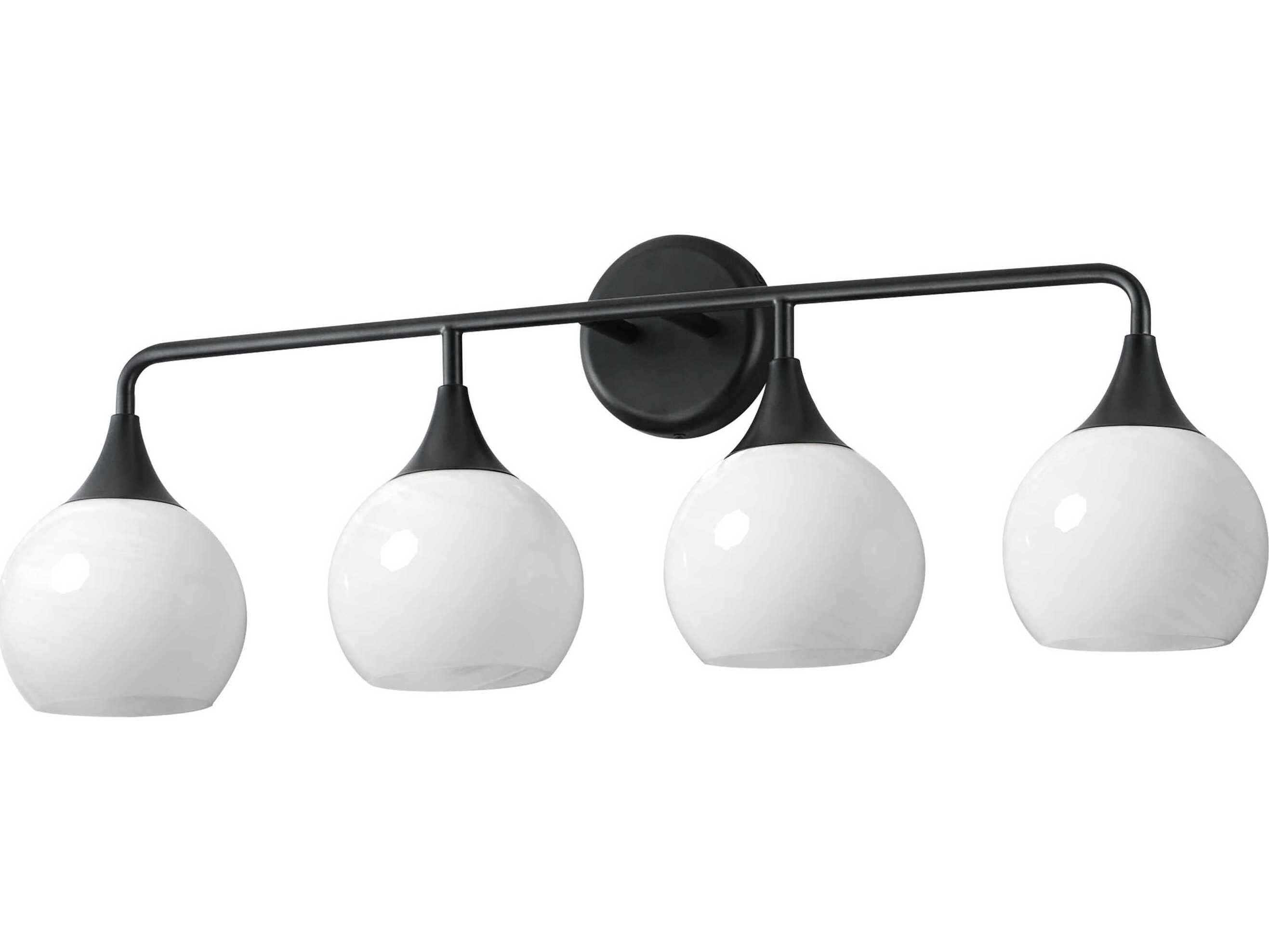Maxim Lighting Neve 4-Light Black Vanity Light