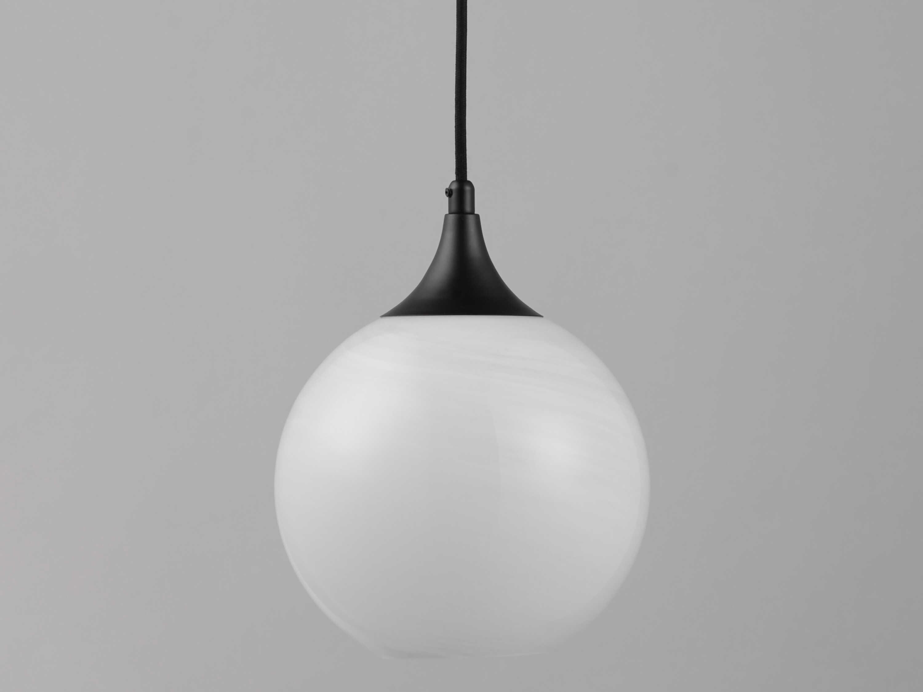 Maxim Lighting Neve 1-Light Black Globe Mini Pendant
