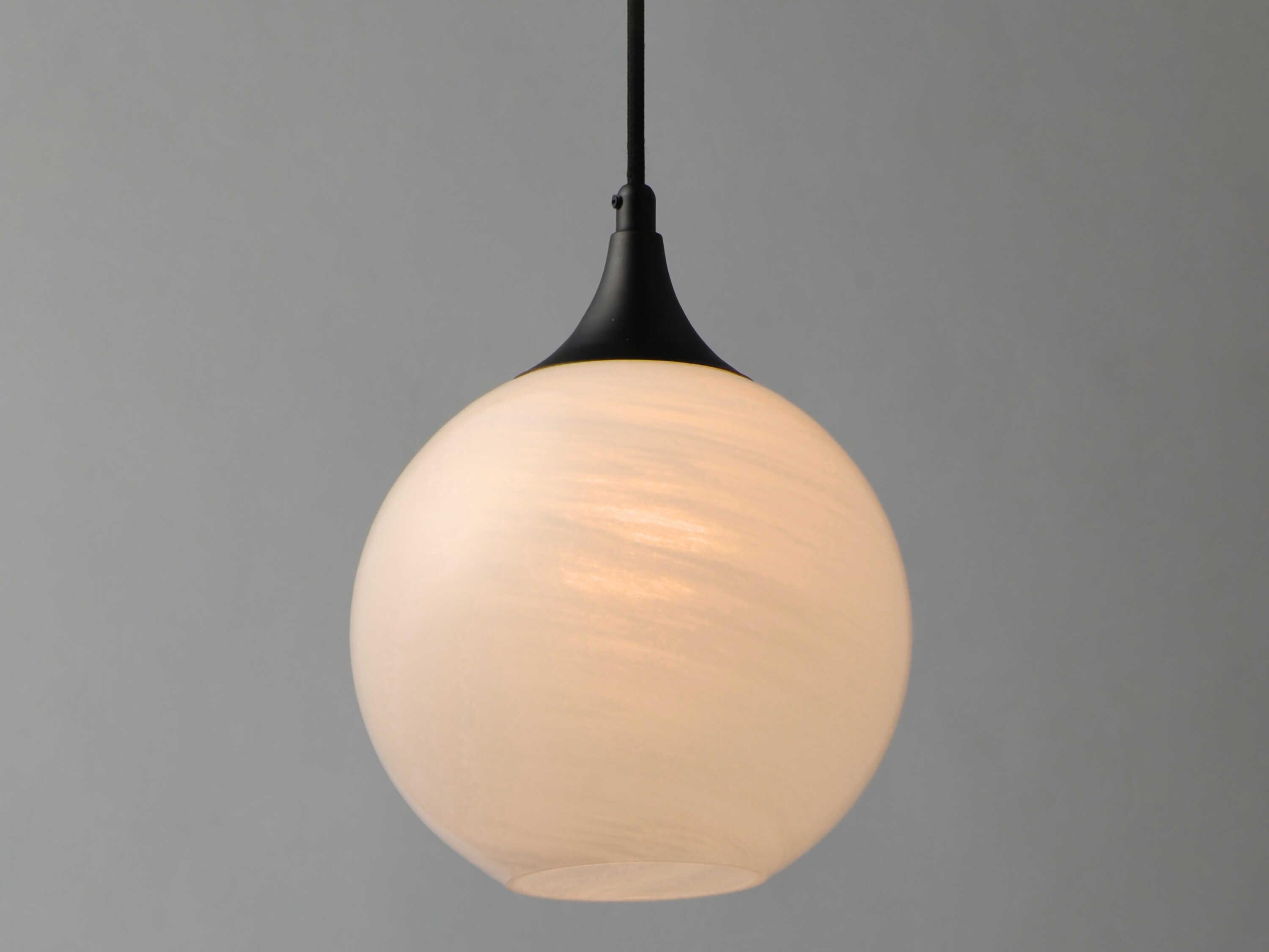 Maxim Lighting Neve 1-Light Black Globe Mini Pendant