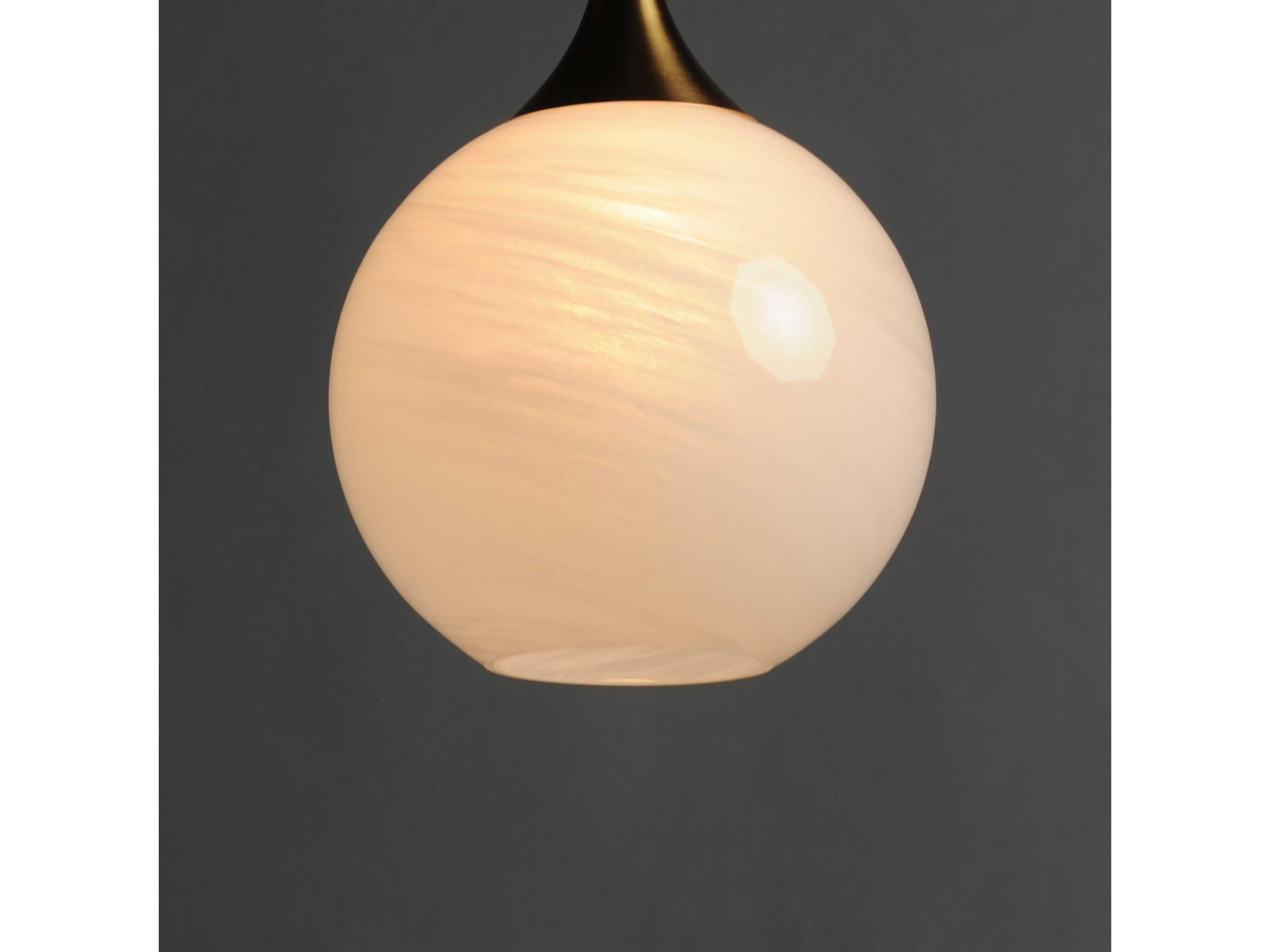 Maxim Lighting Neve 1-Light Natural Aged Brass Globe Mini Pendant