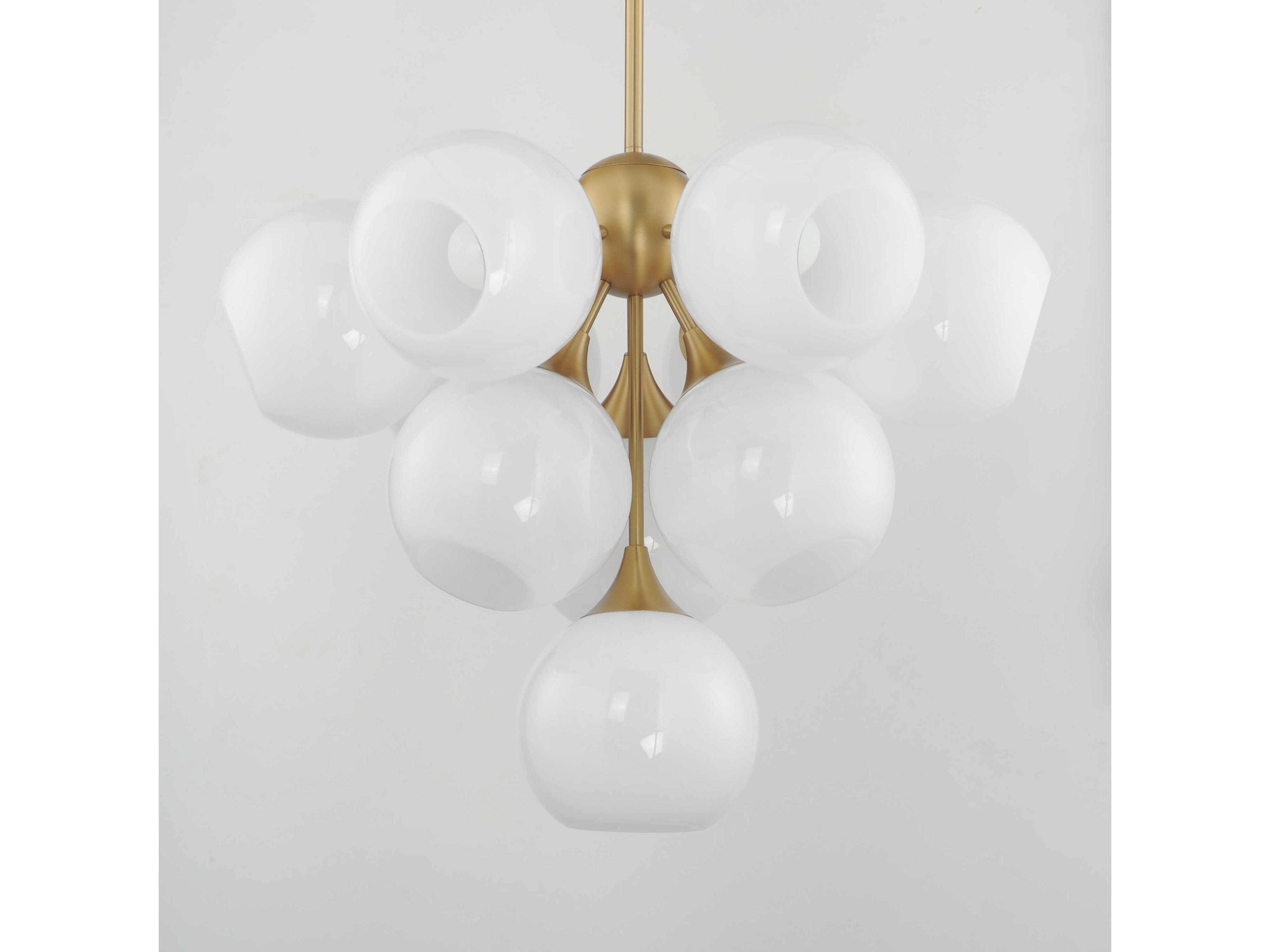 Maxim Lighting Neve 10-Light Natural Aged Brass Globe Pendant