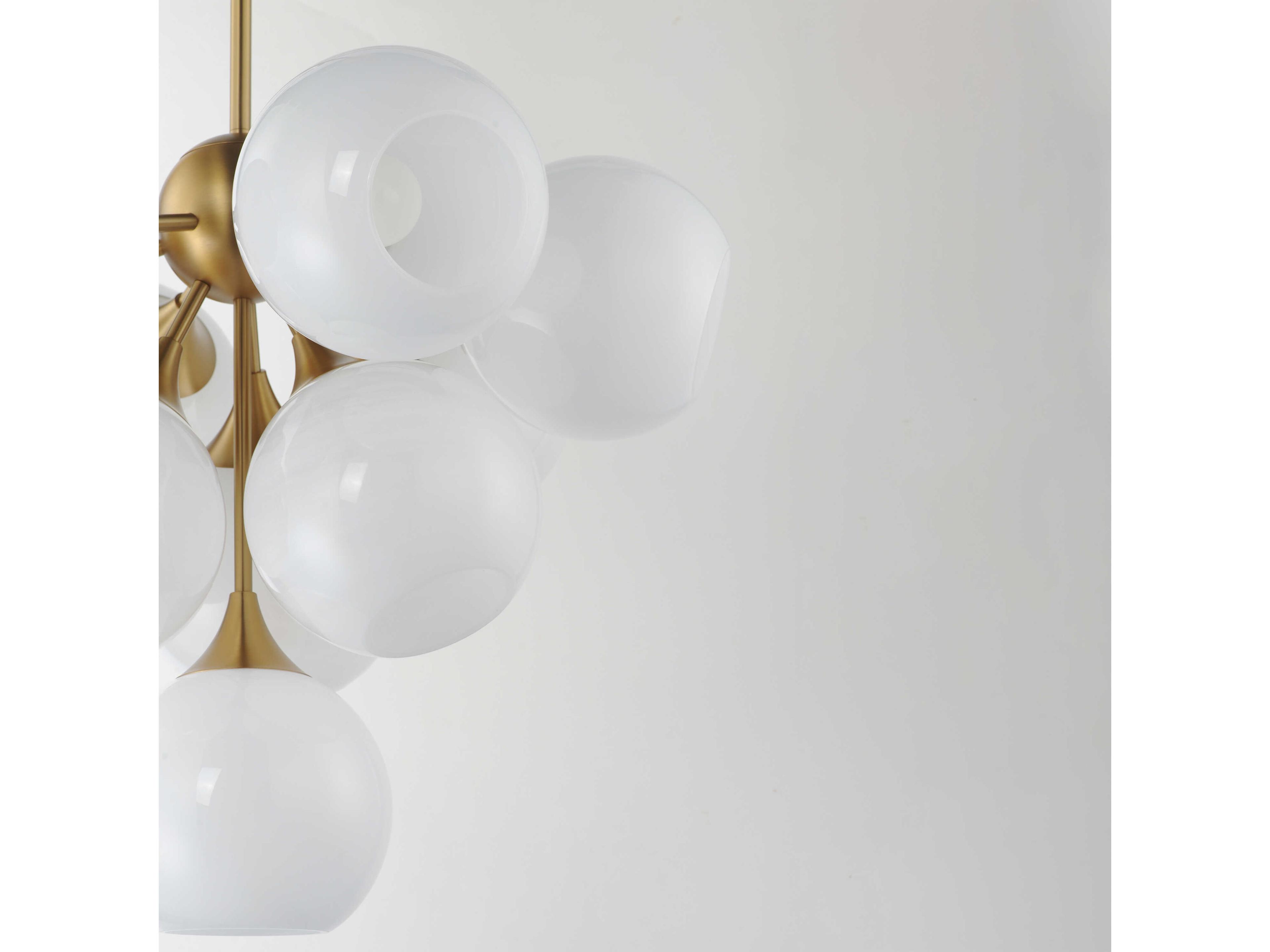 Maxim Lighting Neve 10-Light Natural Aged Brass Globe Pendant