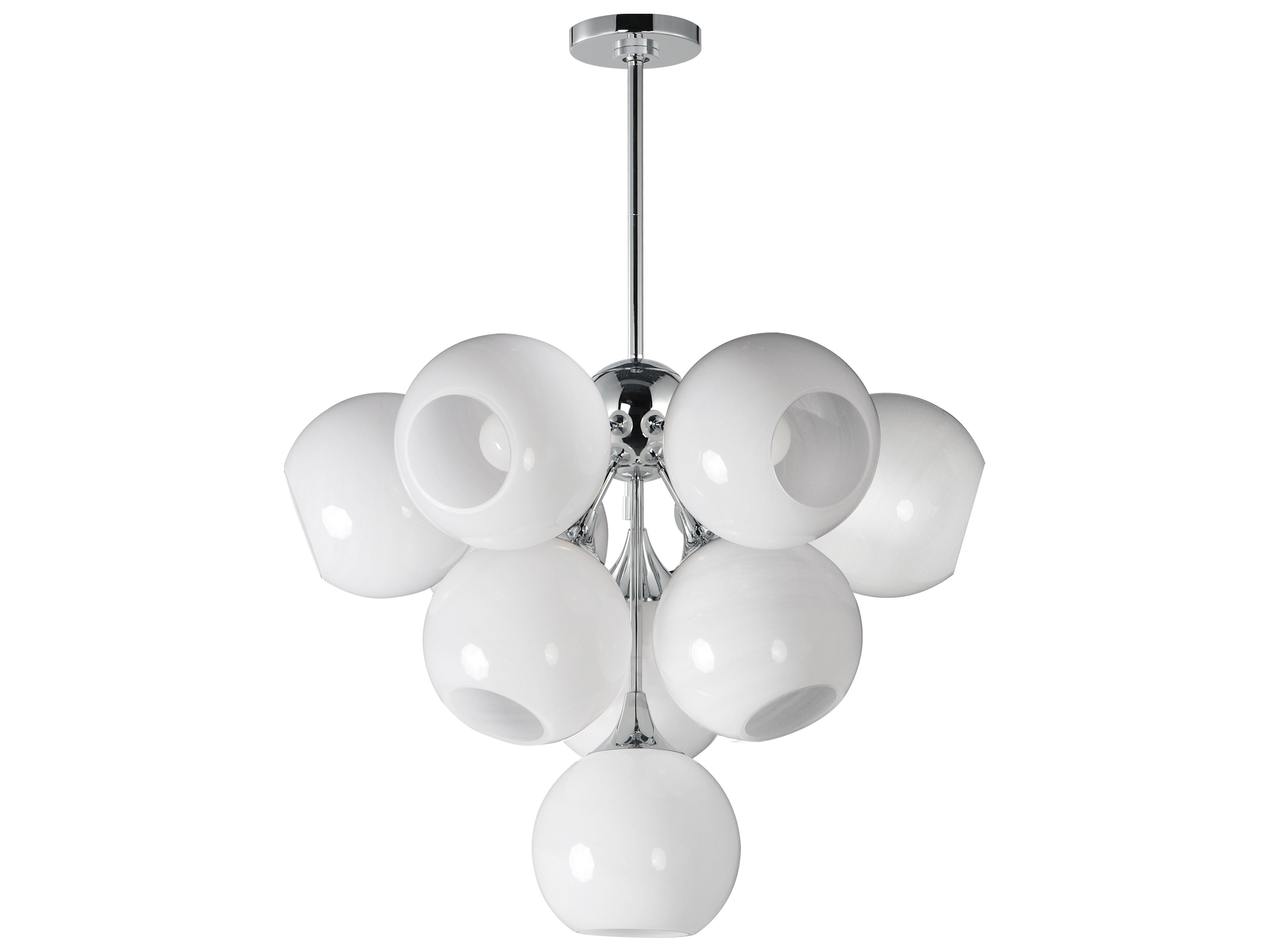 Maxim Lighting Neve 10-Light Polished Chrome Globe Pendant