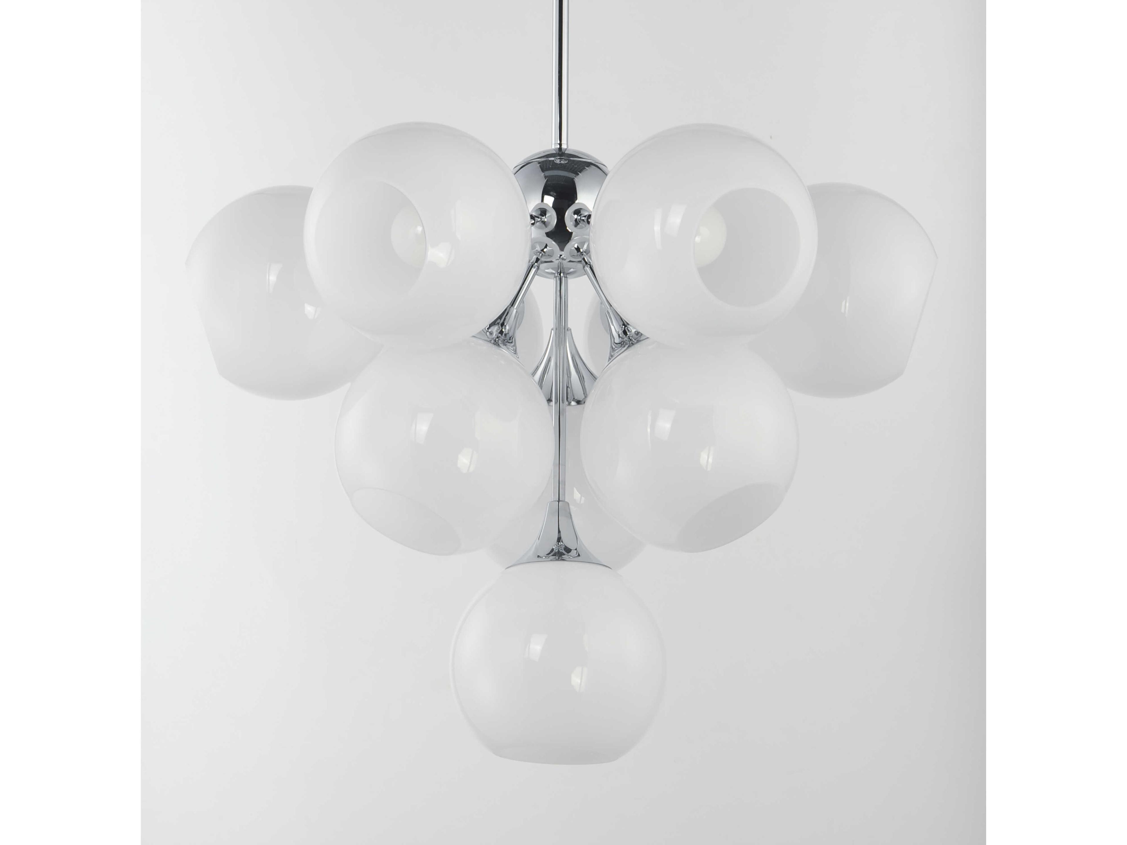 Maxim Lighting Neve 10-Light Polished Chrome Globe Pendant