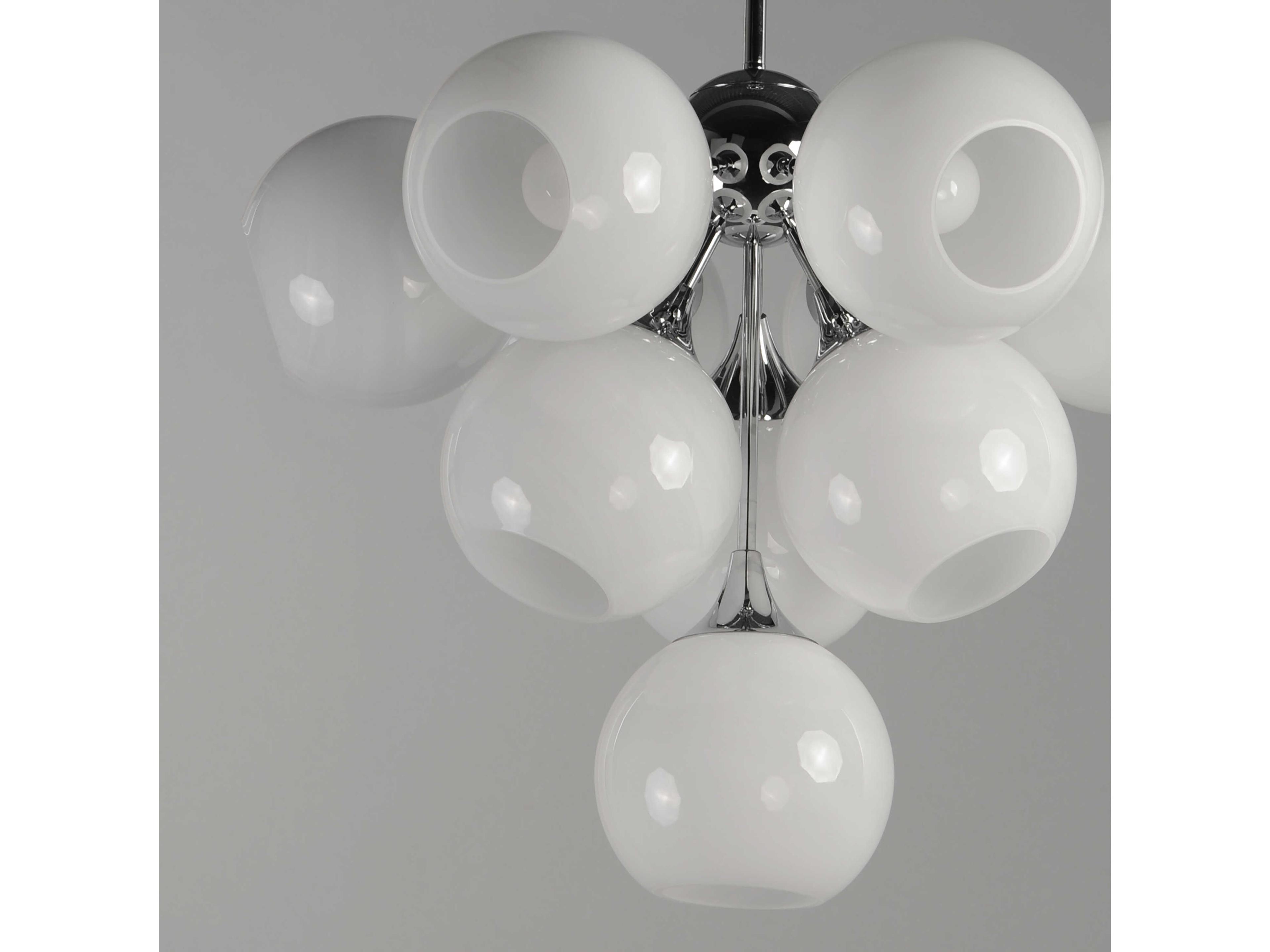 Maxim Lighting Neve 10-Light Polished Chrome Globe Pendant