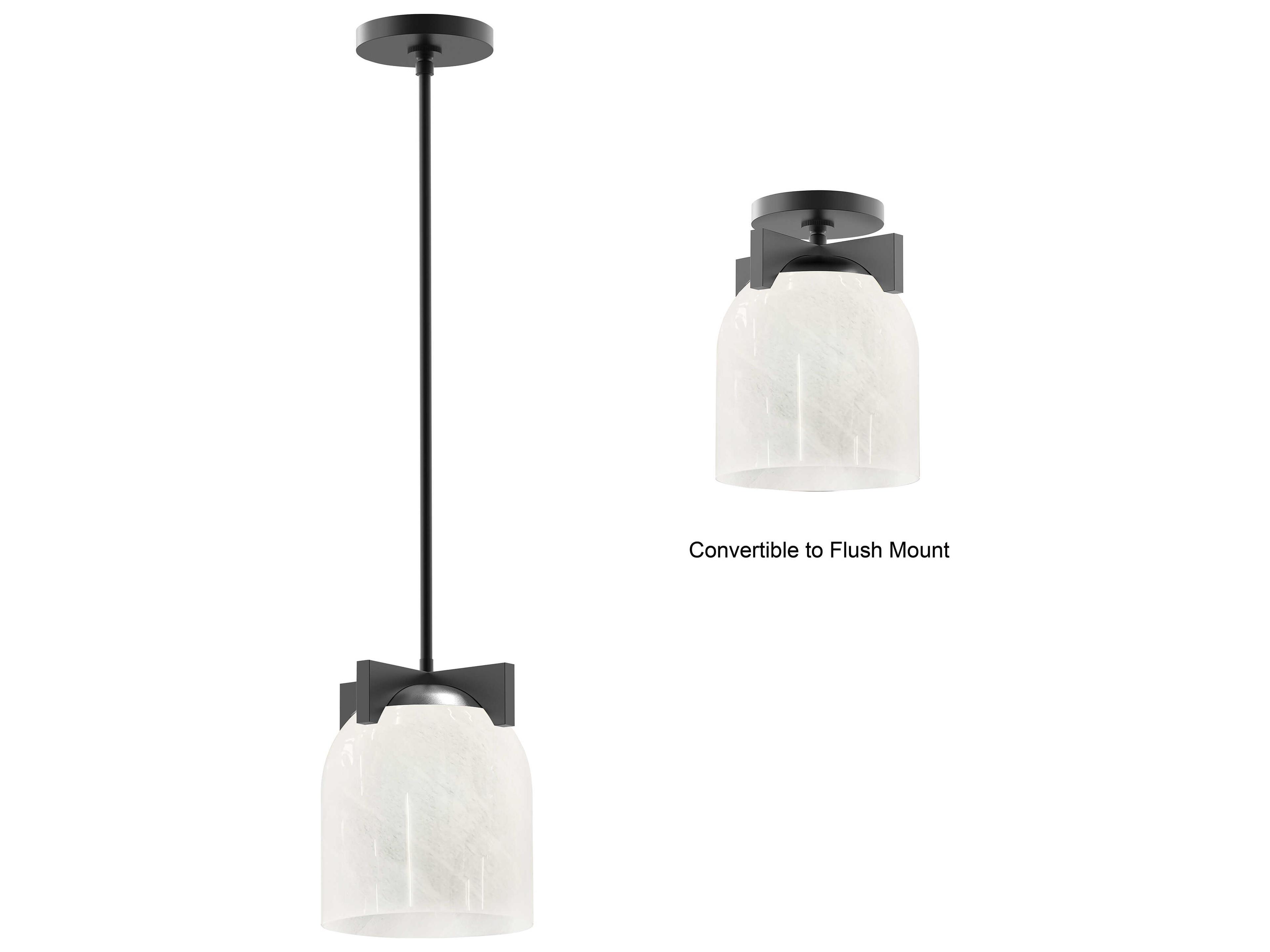 Maxim Lighting Scoop 1-Light Black Bell Mini Pendant