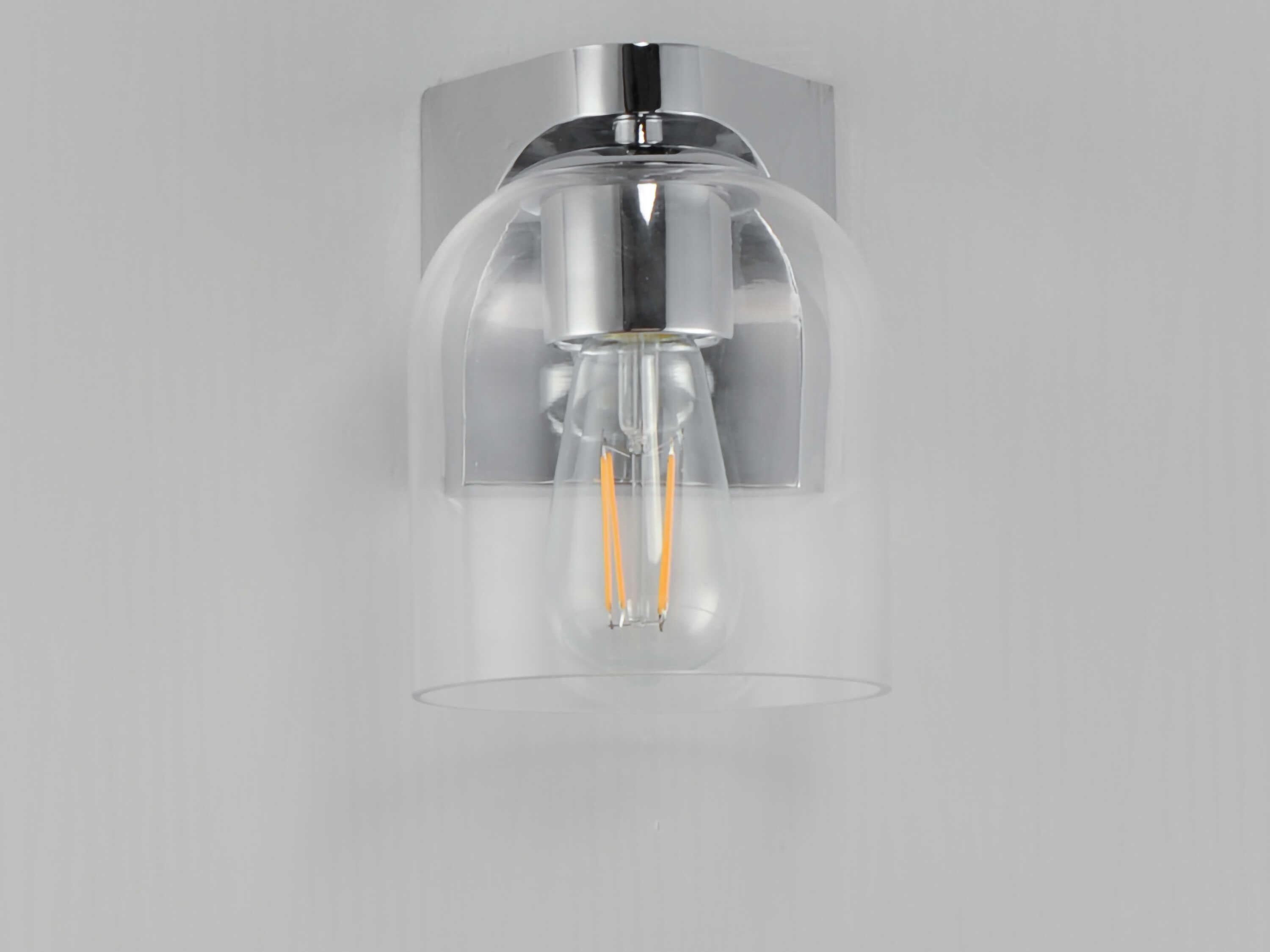 Maxim Lighting Scoop 1-Light Polished Chrome Wall Sconce