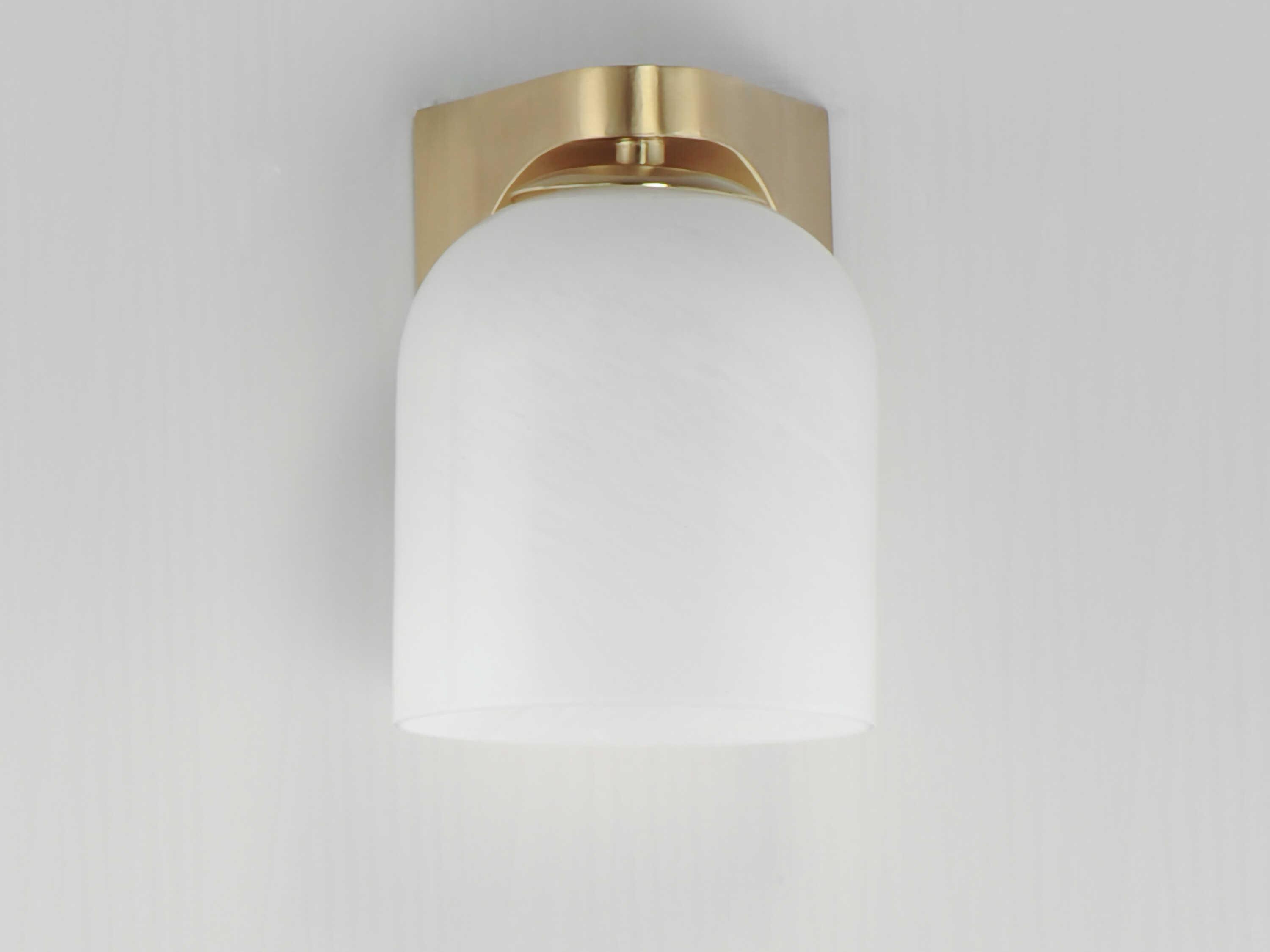 Maxim Lighting Scoop 1-Light Natural Aged Brass Wall Sconce