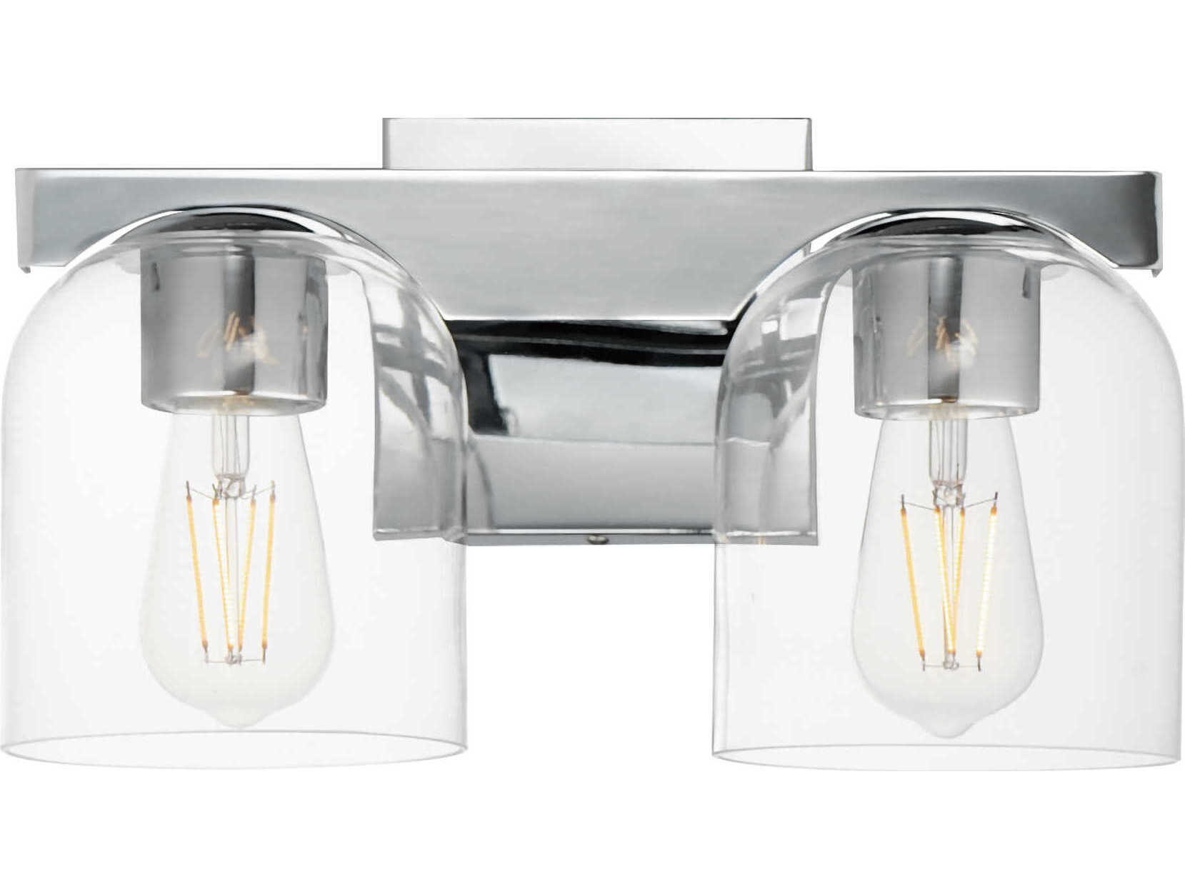 Maxim Lighting Scoop 2-Light Polished Chrome Vanity Light