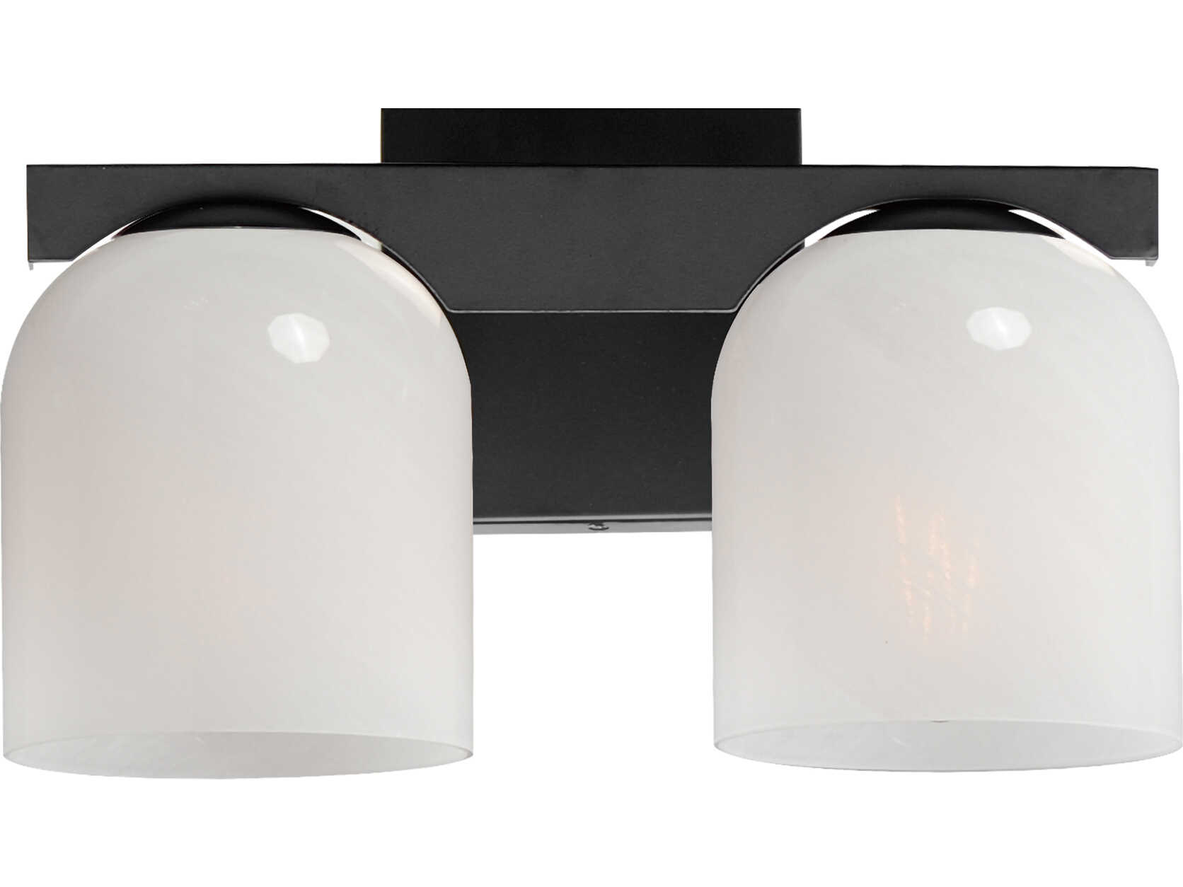 Maxim Lighting Scoop 2-Light Black Vanity Light
