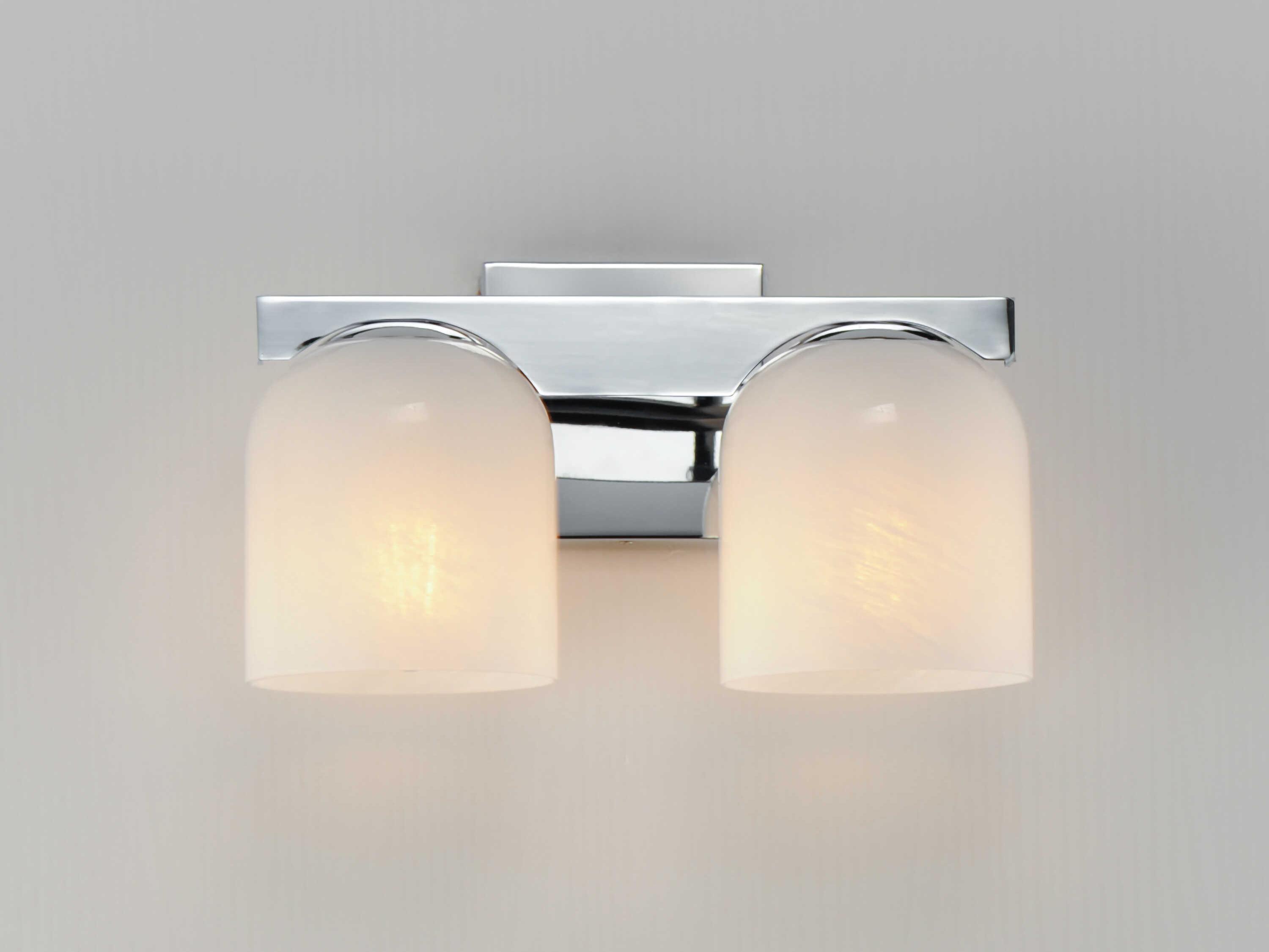 Maxim Lighting Scoop 2-Light Polished Chrome Vanity Light