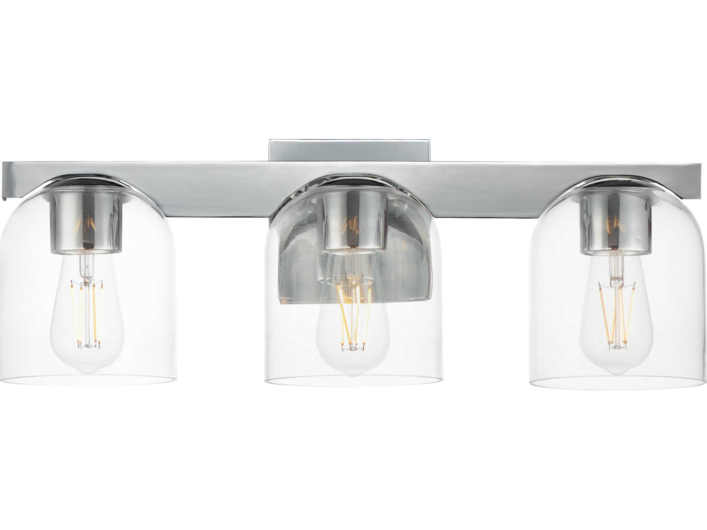 Maxim Lighting Scoop 3-Light Polished Chrome Vanity Light