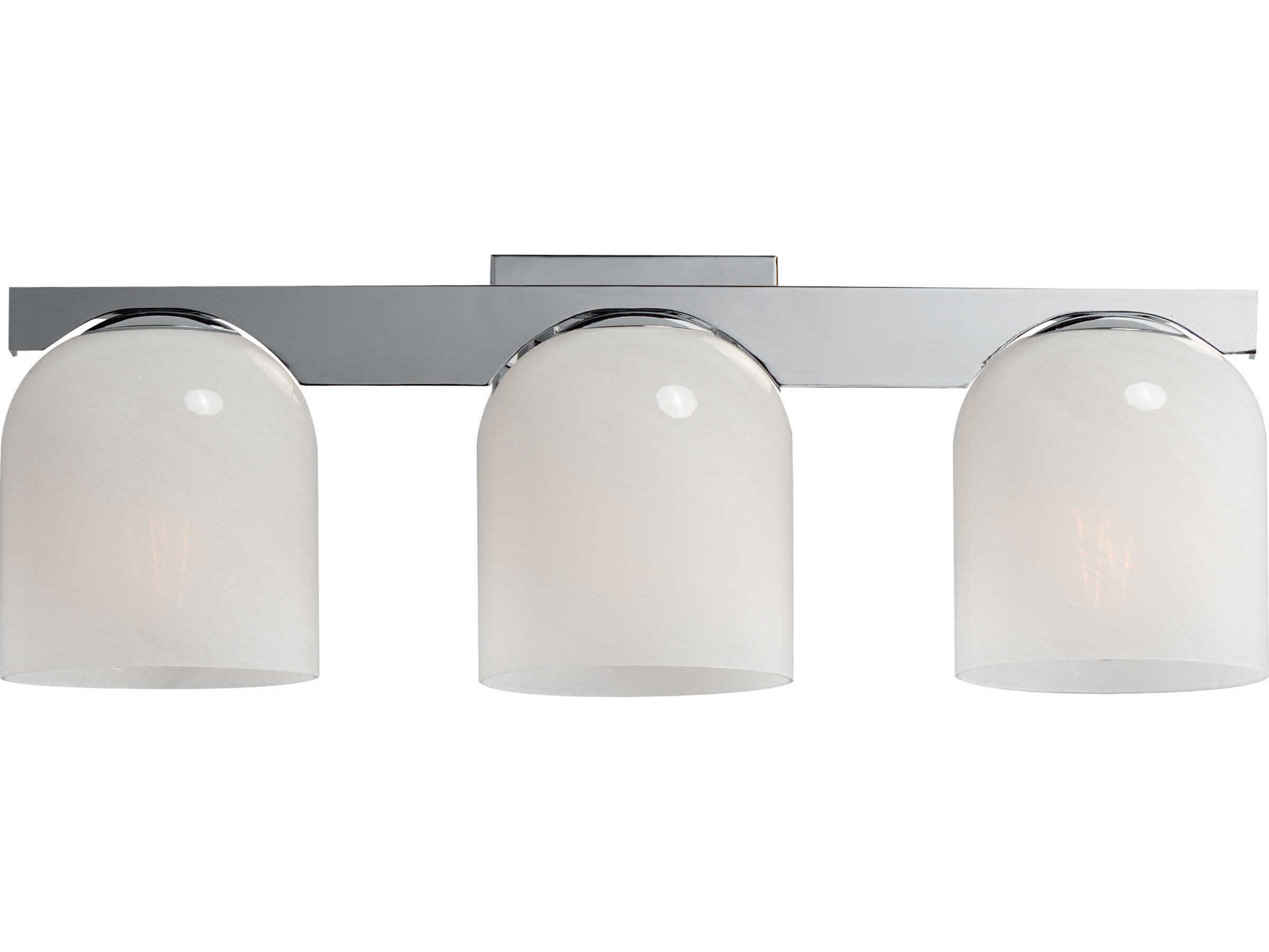 Maxim Lighting Scoop 3-Light Polished Chrome Vanity Light